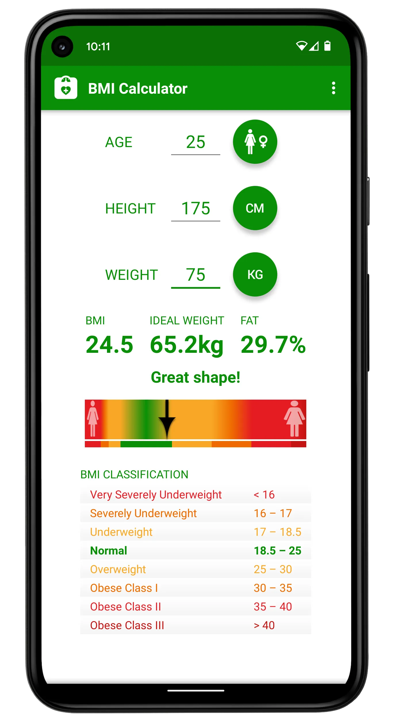 BMI Calculator | Indus Appstore | Screenshot