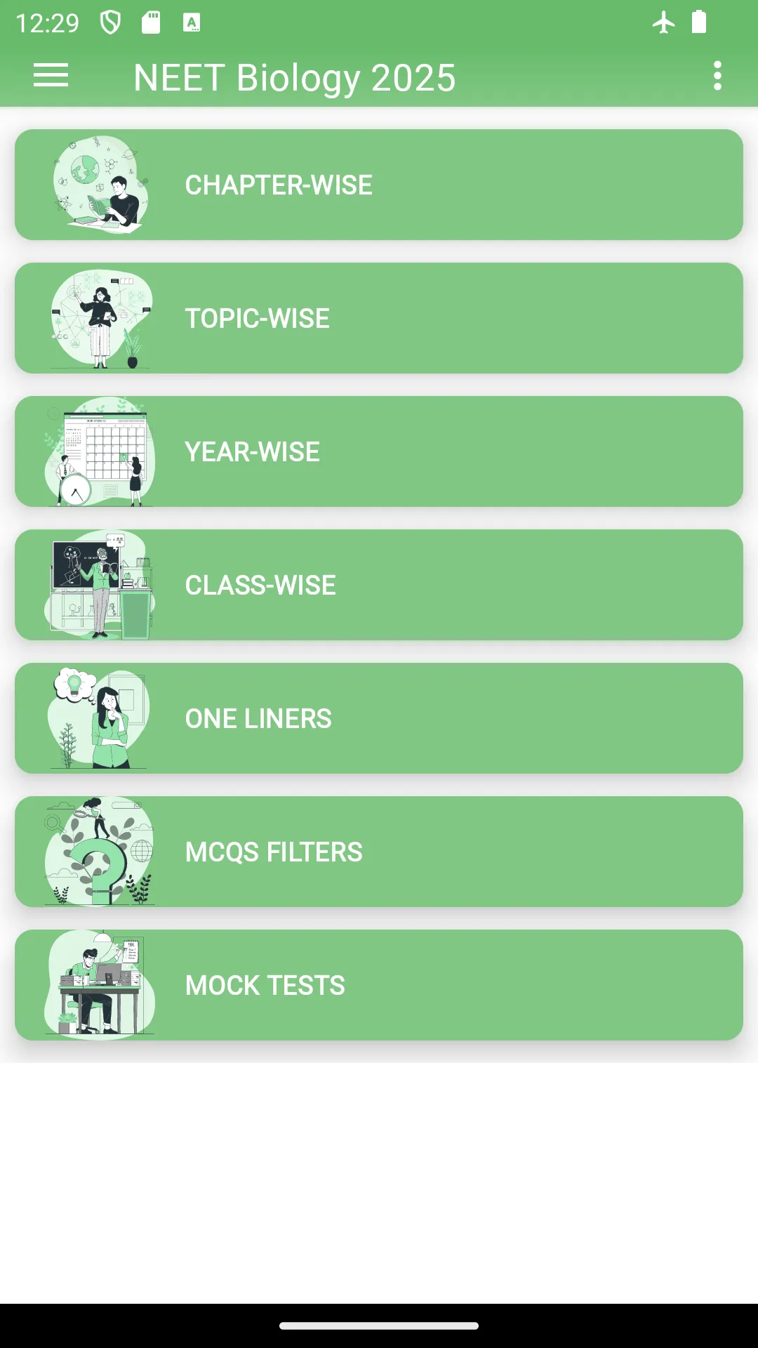 NEET Biology 2025 | Indus Appstore | Screenshot