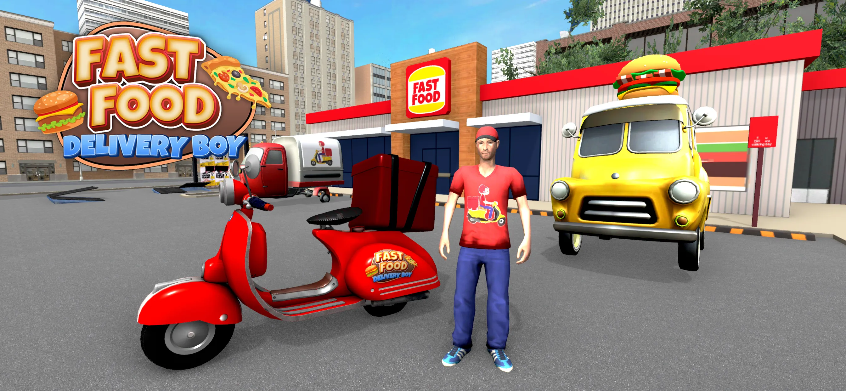 Fast Food Delivery Bike Game | Indus Appstore | Screenshot