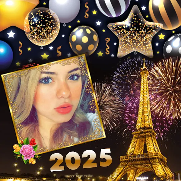 New Year 2025 Photo Frame | Indus Appstore | Screenshot