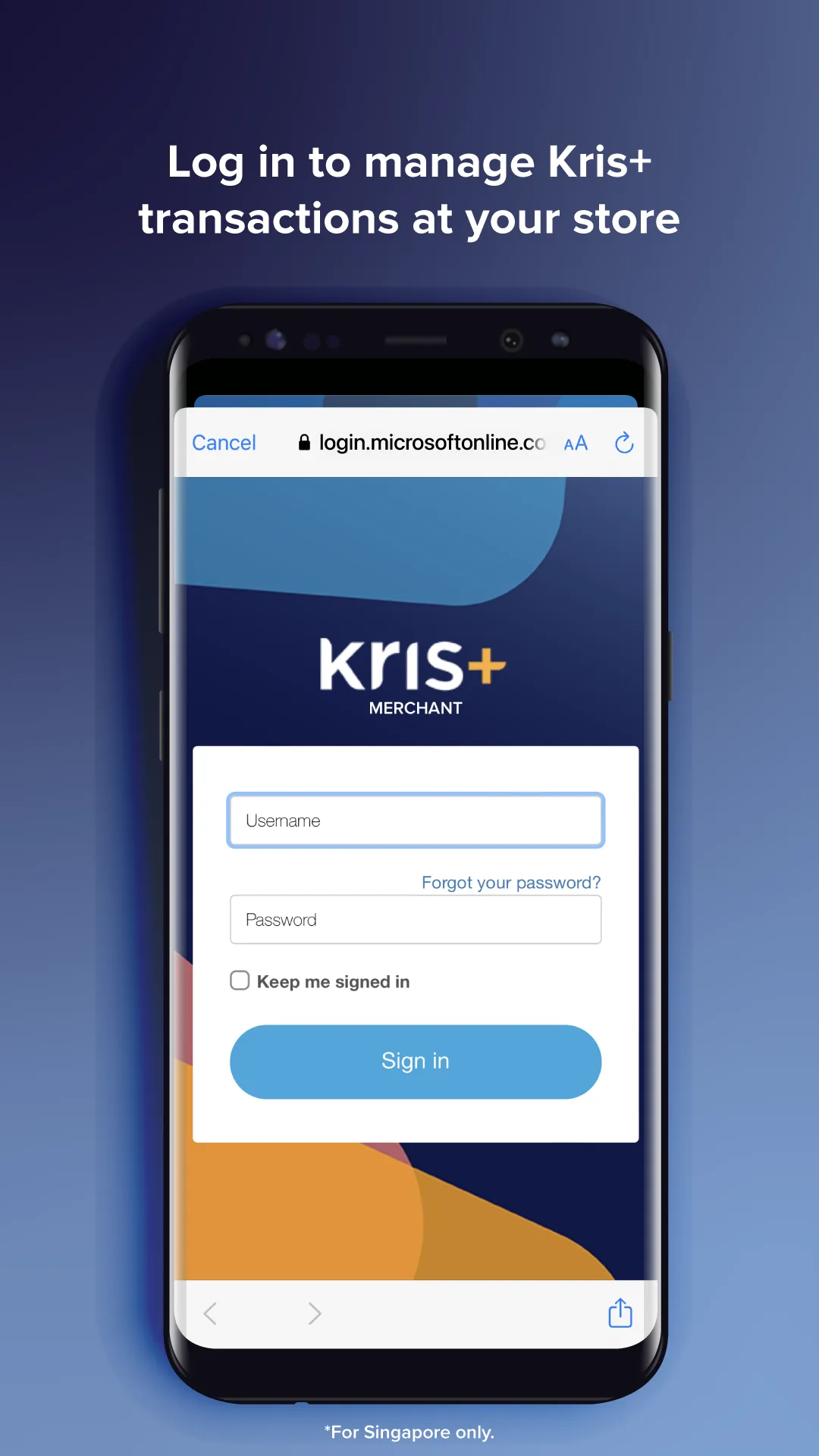 Kris+ Merchant SingaporeAir | Indus Appstore | Screenshot