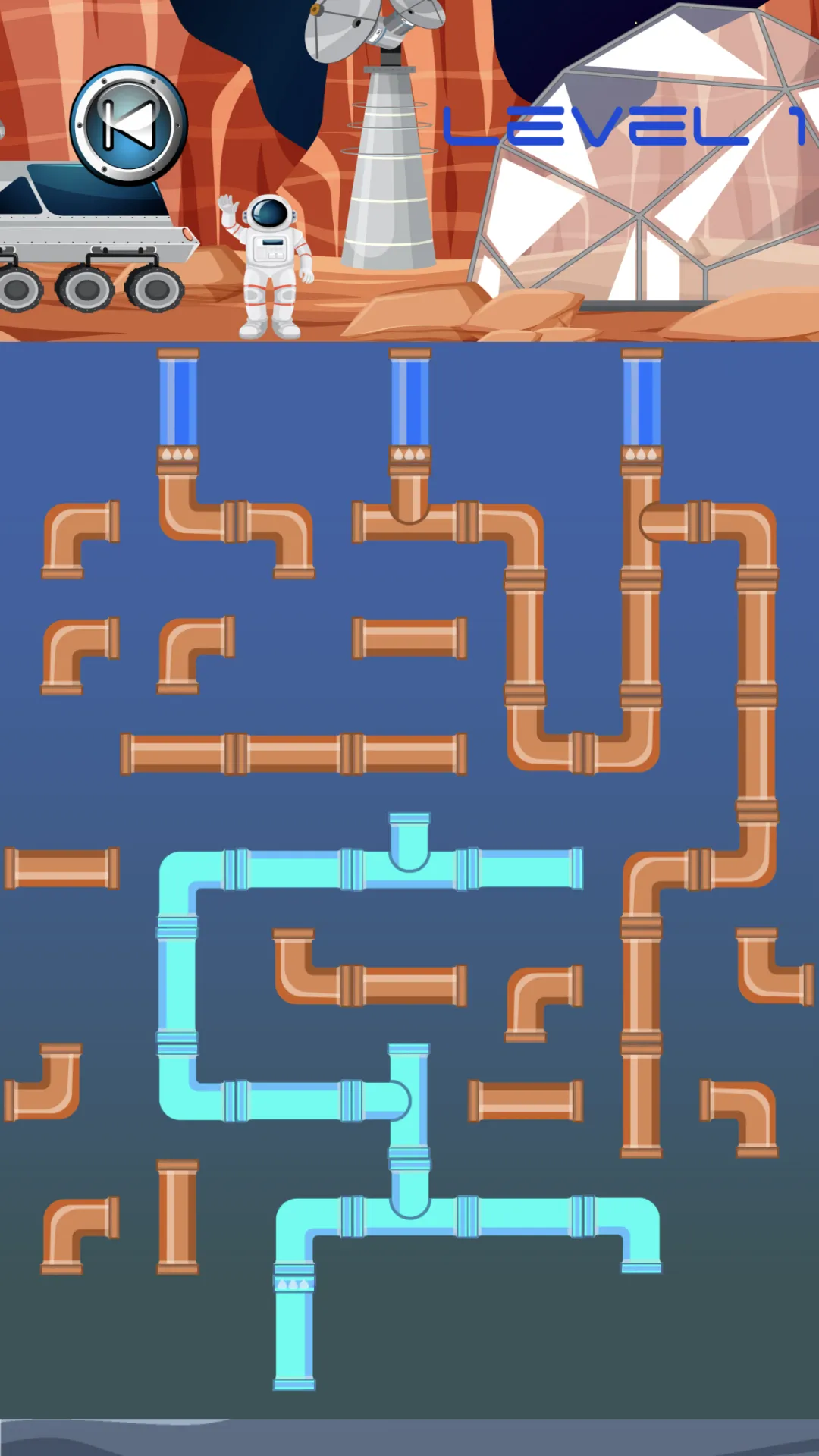 Space Pipes Connect Puzzle | Indus Appstore | Screenshot