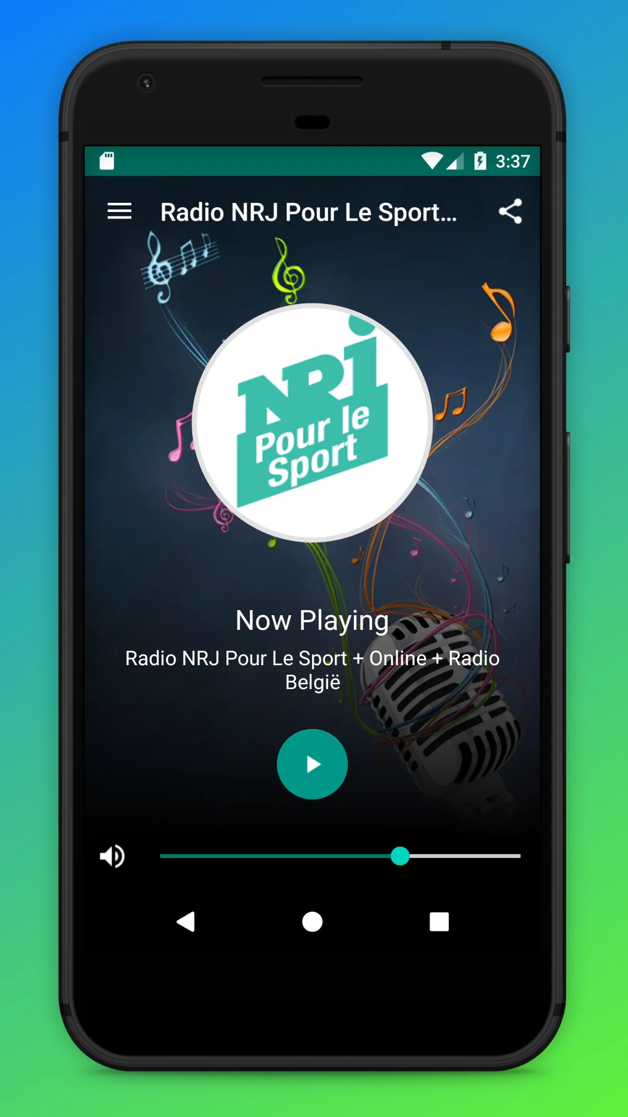 NRJ Radio App Pour Le Sport | Indus Appstore | Screenshot