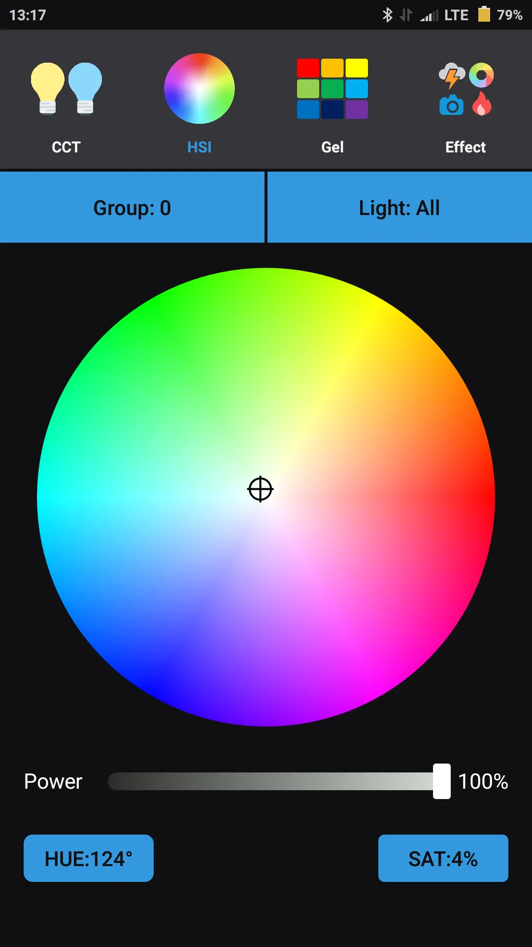 Quadralite light controller | Indus Appstore | Screenshot