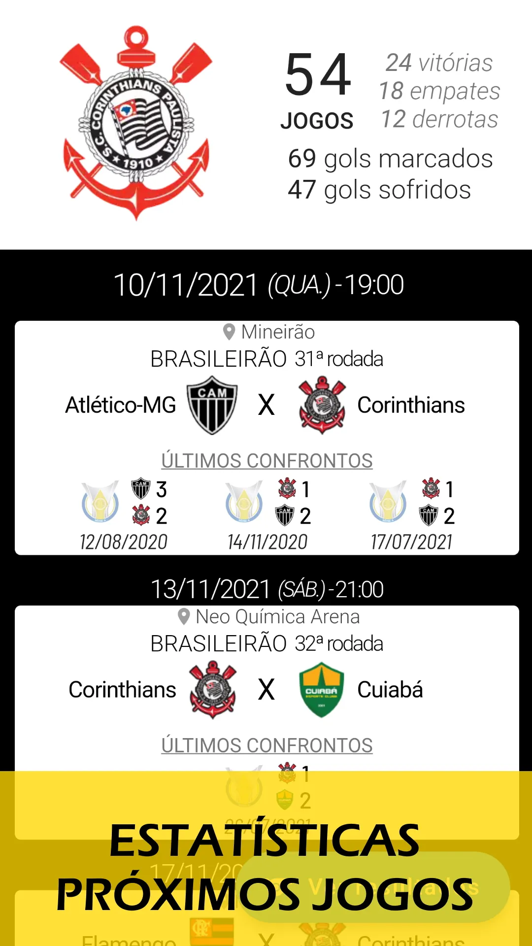 Agenda do Timão | Indus Appstore | Screenshot