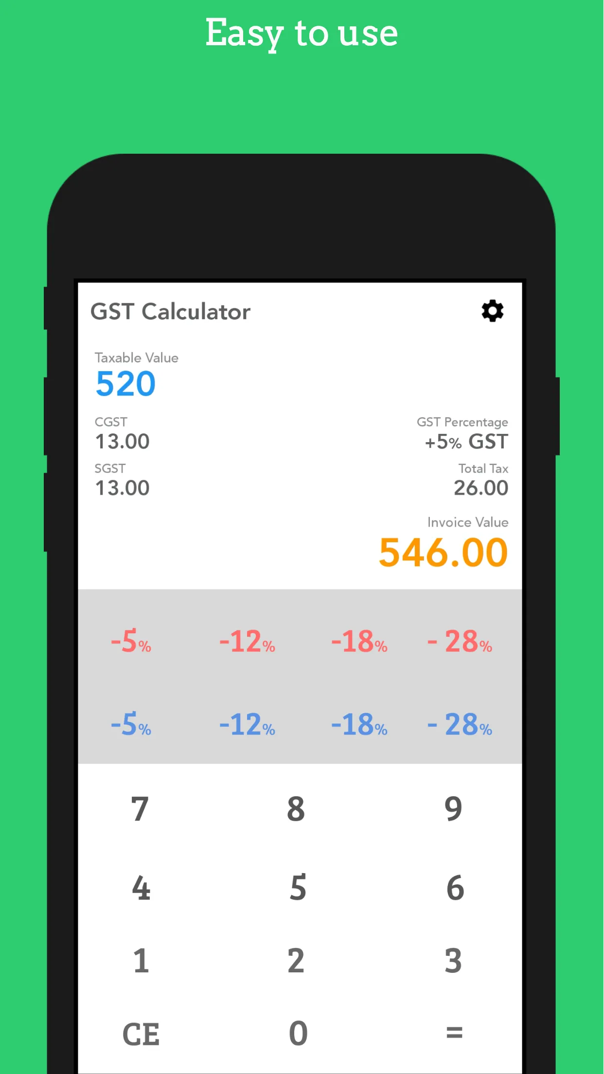 Quick GST-VAT Calculator | Indus Appstore | Screenshot