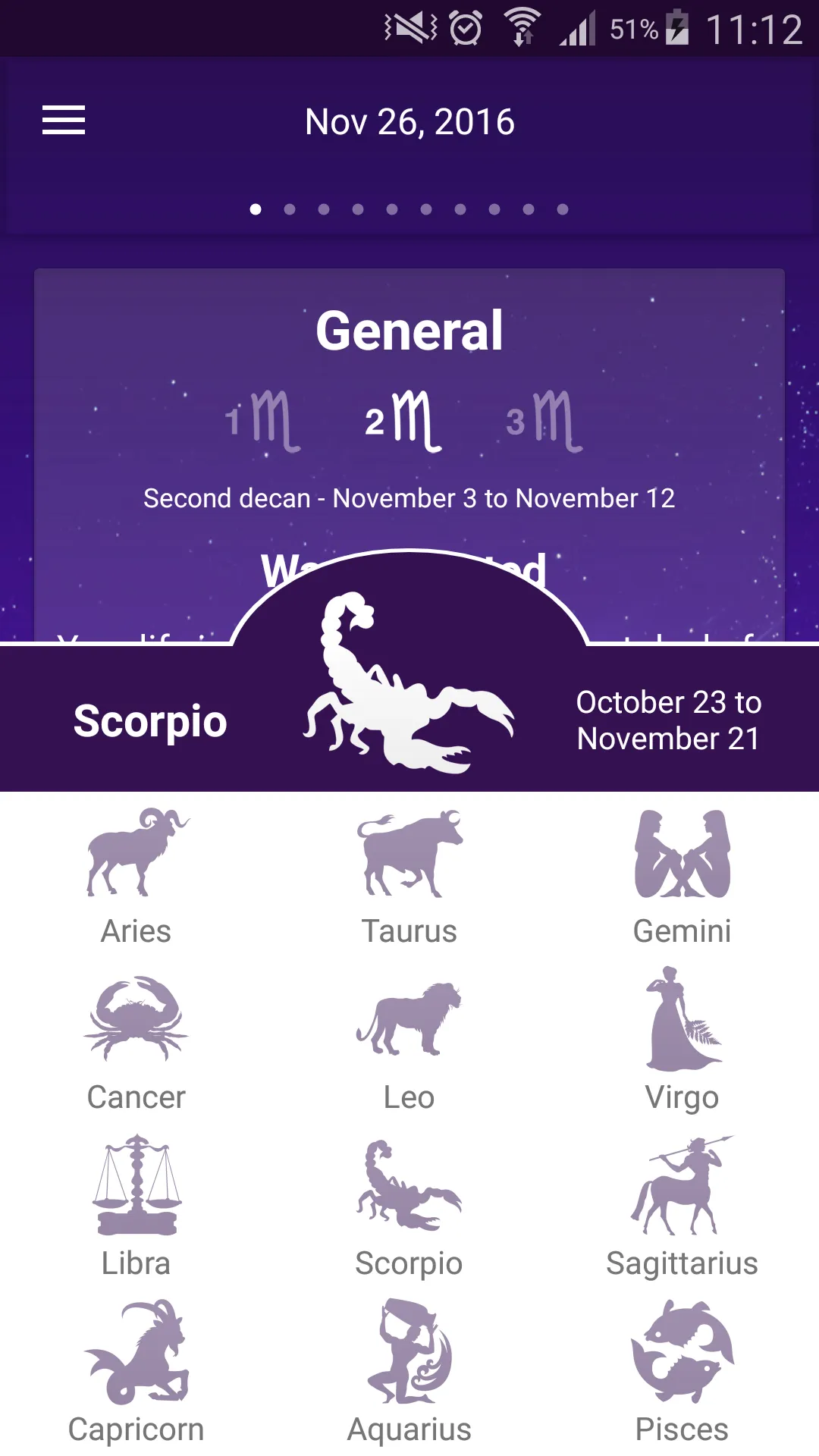 My daily horoscope PRO | Indus Appstore | Screenshot