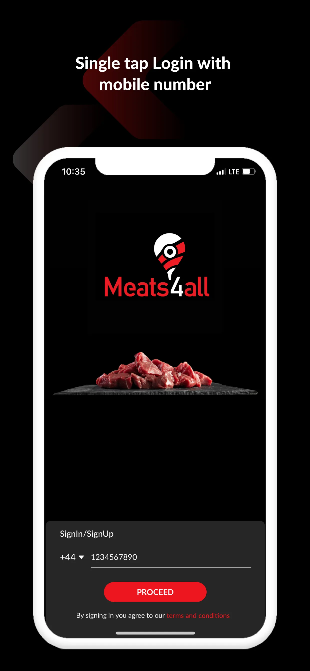 Meats4all Customer | Indus Appstore | Screenshot