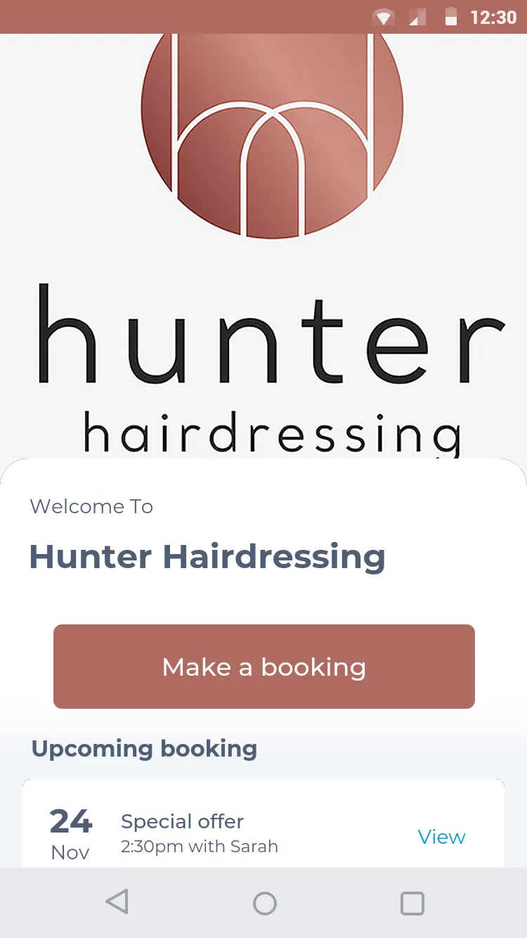 Hunter Hairdressing | Indus Appstore | Screenshot