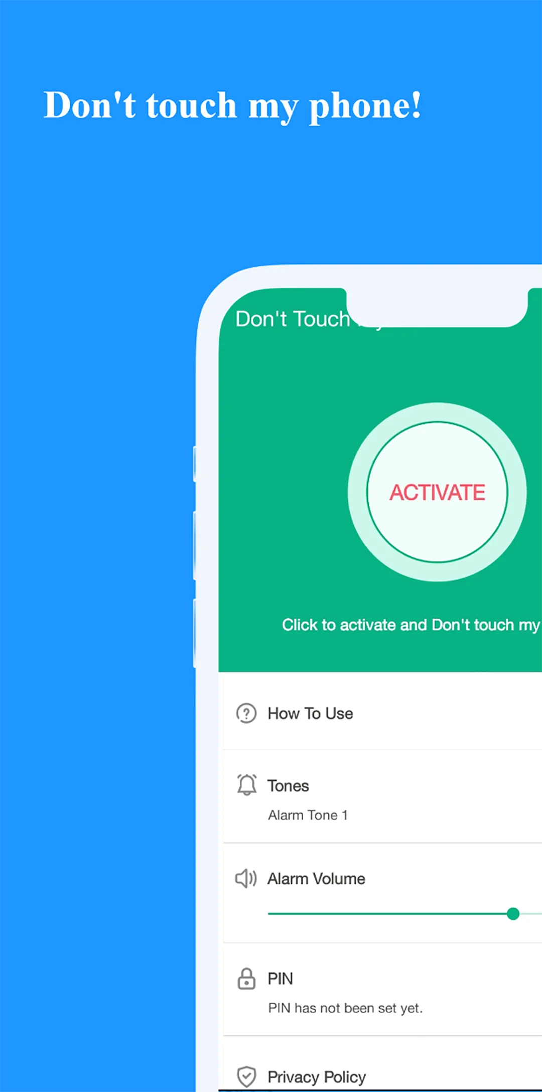 Don't Touch My Phone: Alarm | Indus Appstore | Screenshot