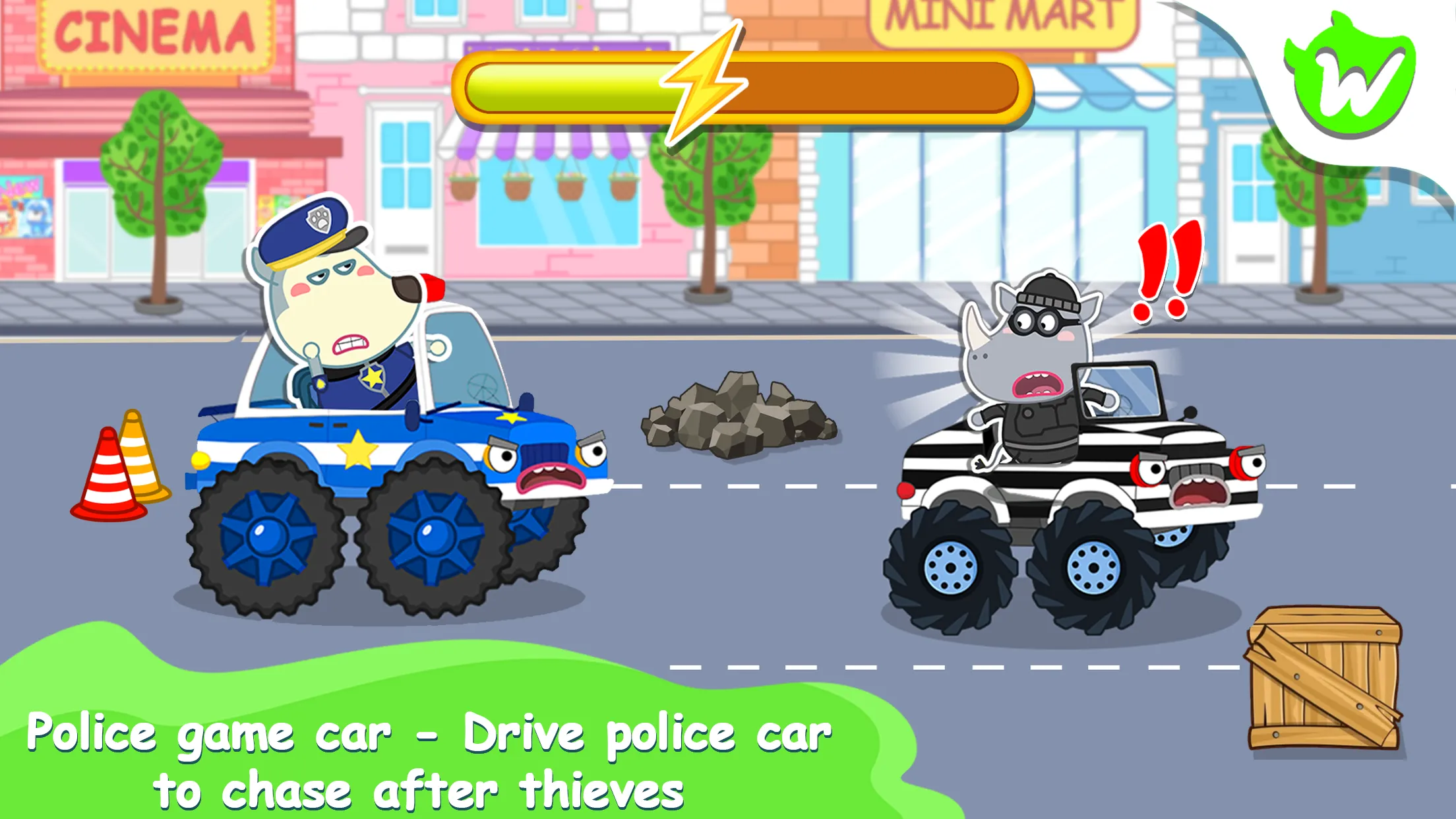 Wolfoo Police And Thief Game | Indus Appstore | Screenshot