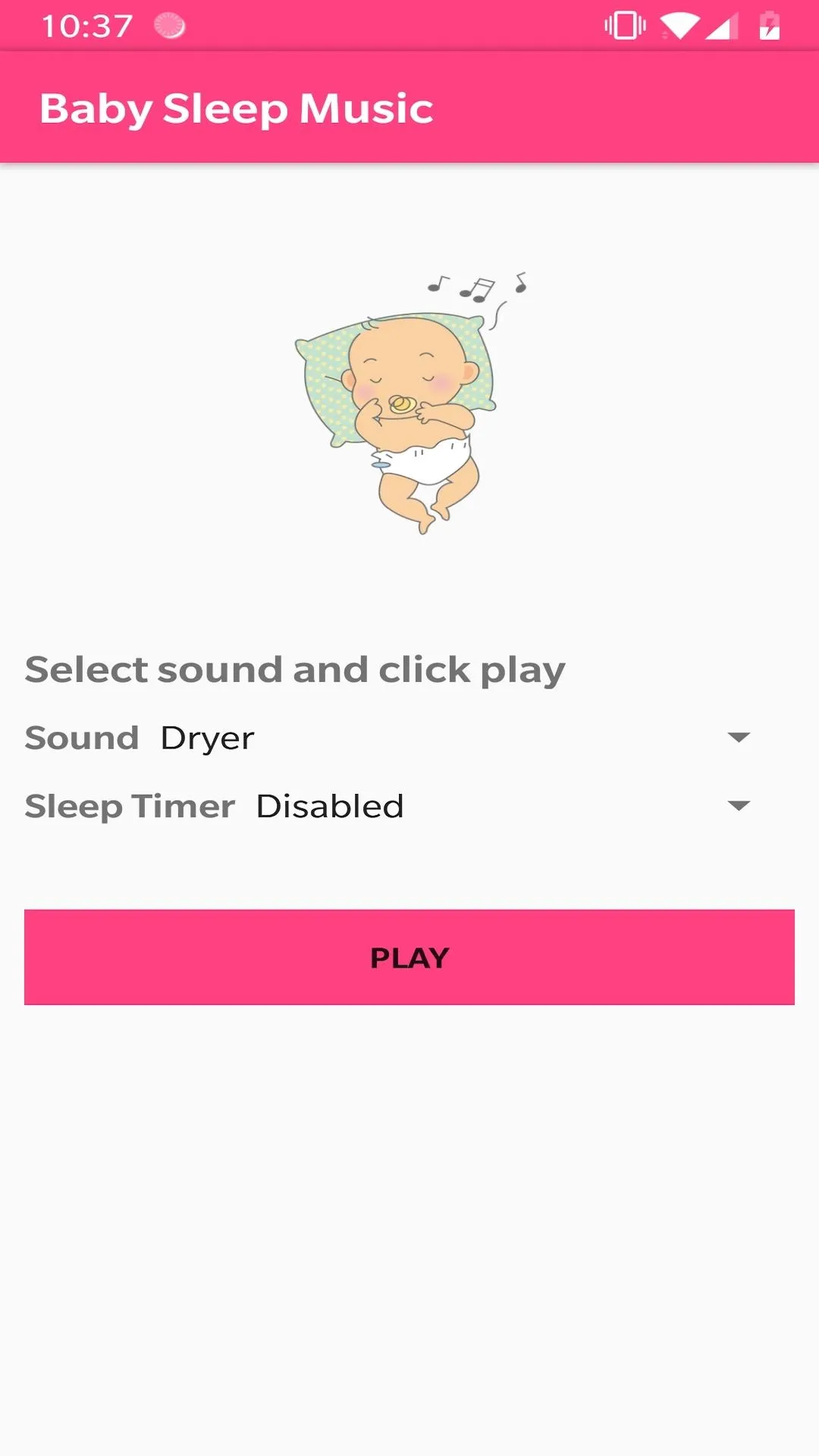 Baby Sleep Music Pro | Indus Appstore | Screenshot