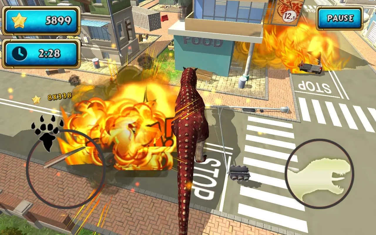 Dinosaur Simulator 2 Dino City | Indus Appstore | Screenshot