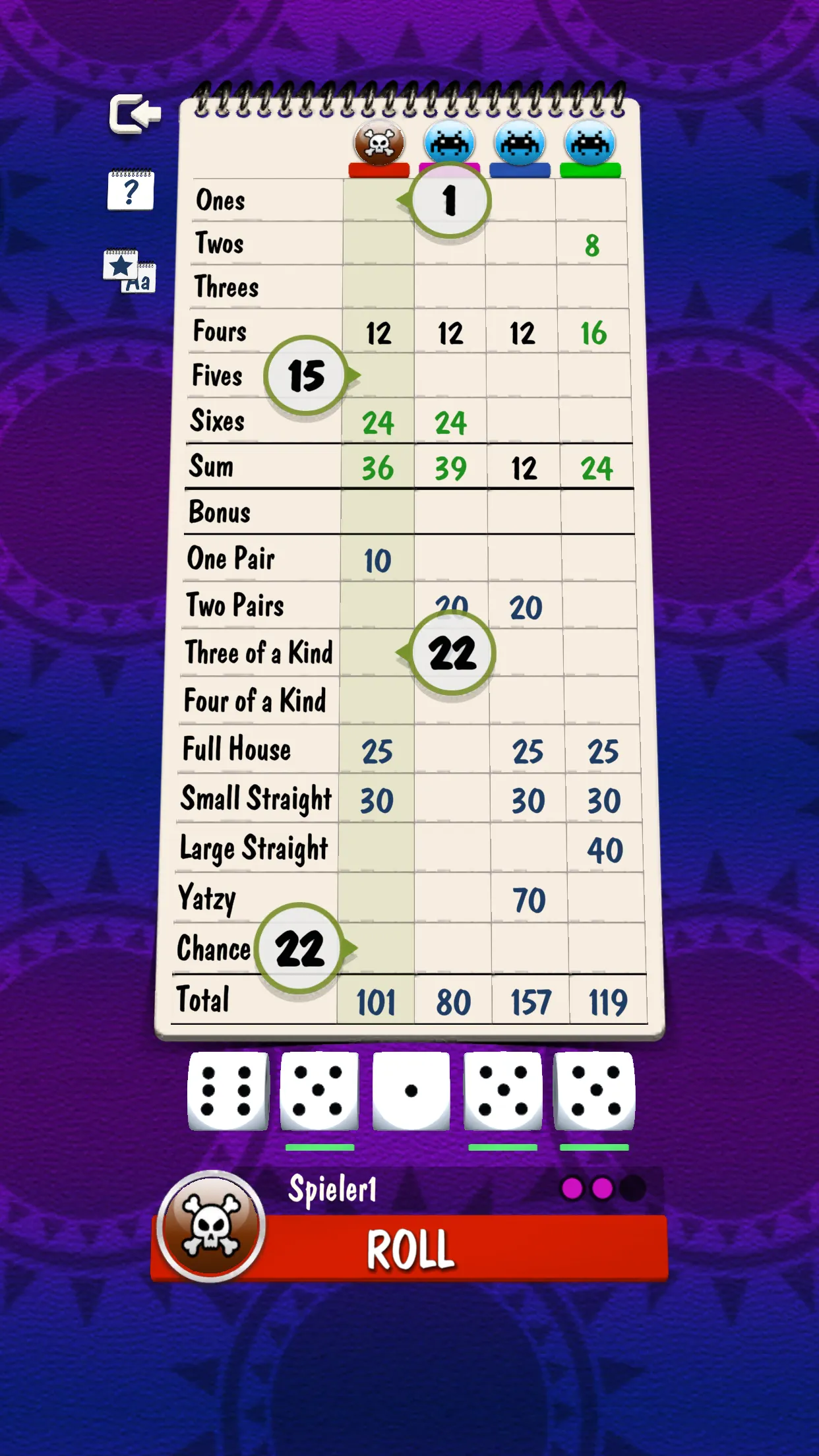 Yatzy Multiplayer Dice Game | Indus Appstore | Screenshot