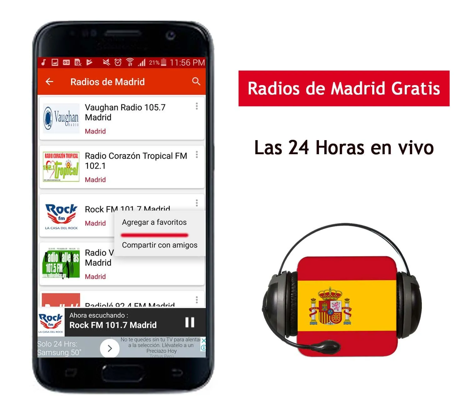 Radios de Madrid | Indus Appstore | Screenshot