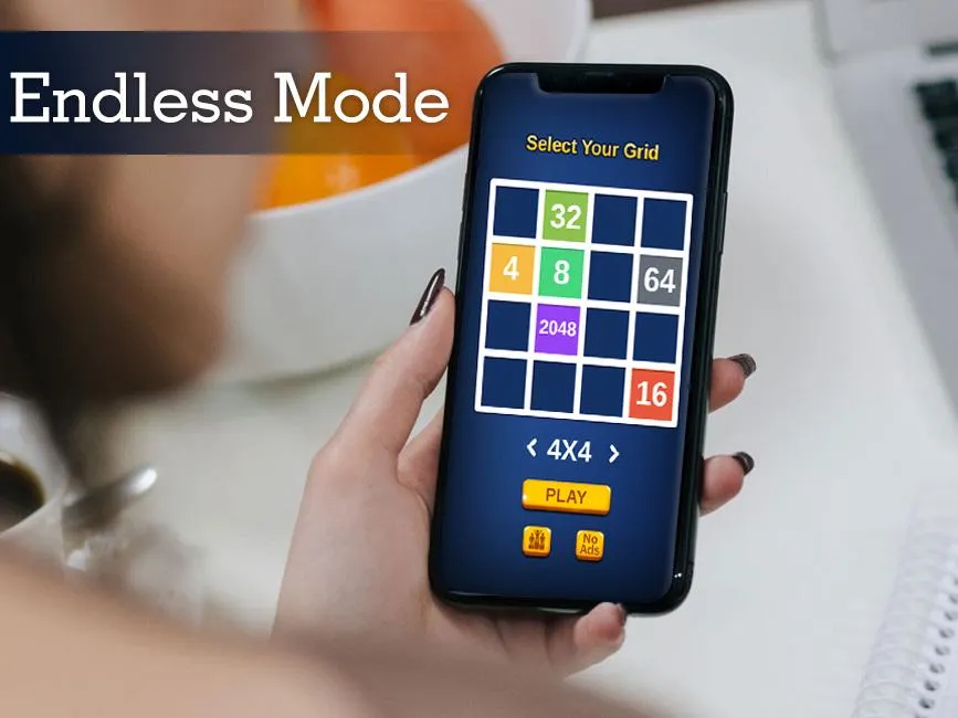 2048 endless puzzle game | Indus Appstore | Screenshot