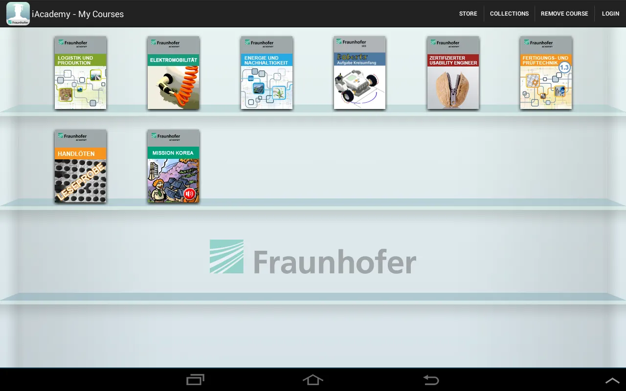 iAcademy Fraunhofer | Indus Appstore | Screenshot