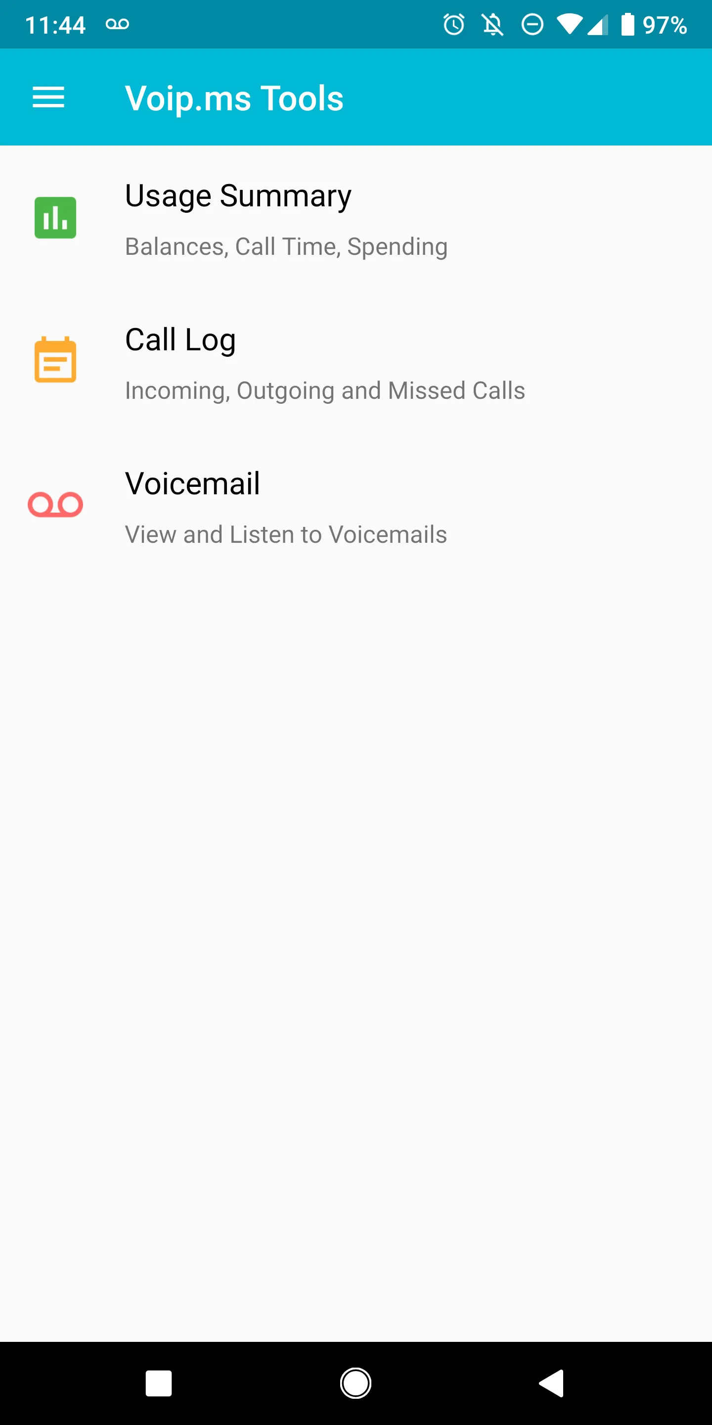 Voip.ms Tools | Indus Appstore | Screenshot