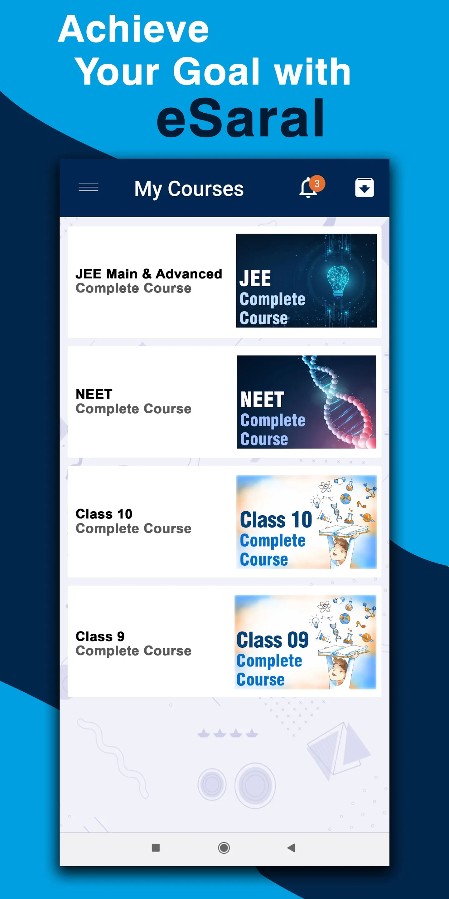eSaral - Exam Preparation App | Indus Appstore | Screenshot