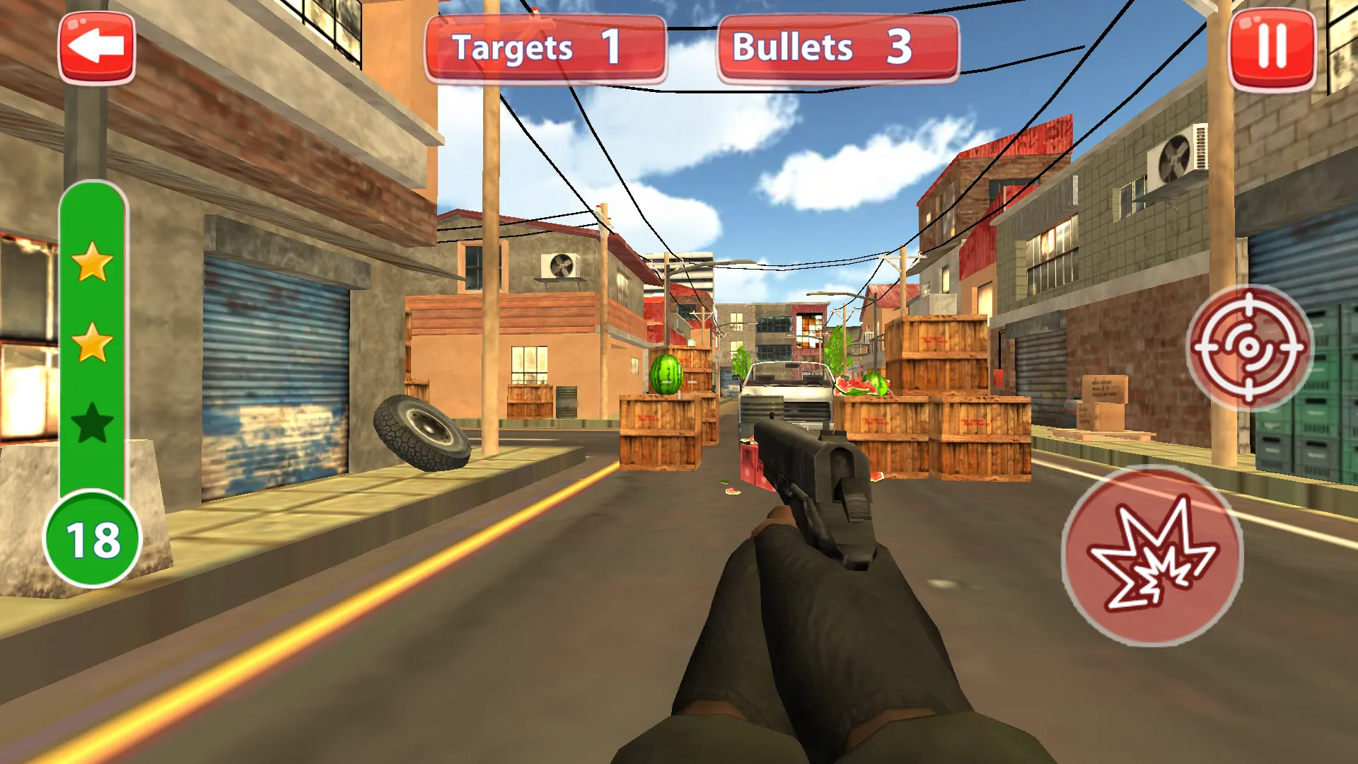 Watermelon Shooting 3D | Indus Appstore | Screenshot