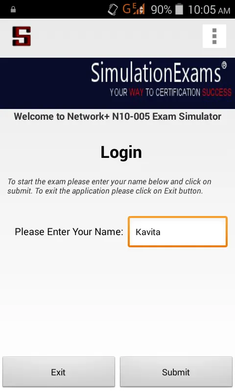 Sim-Ex Exam Sim for Network+ | Indus Appstore | Screenshot