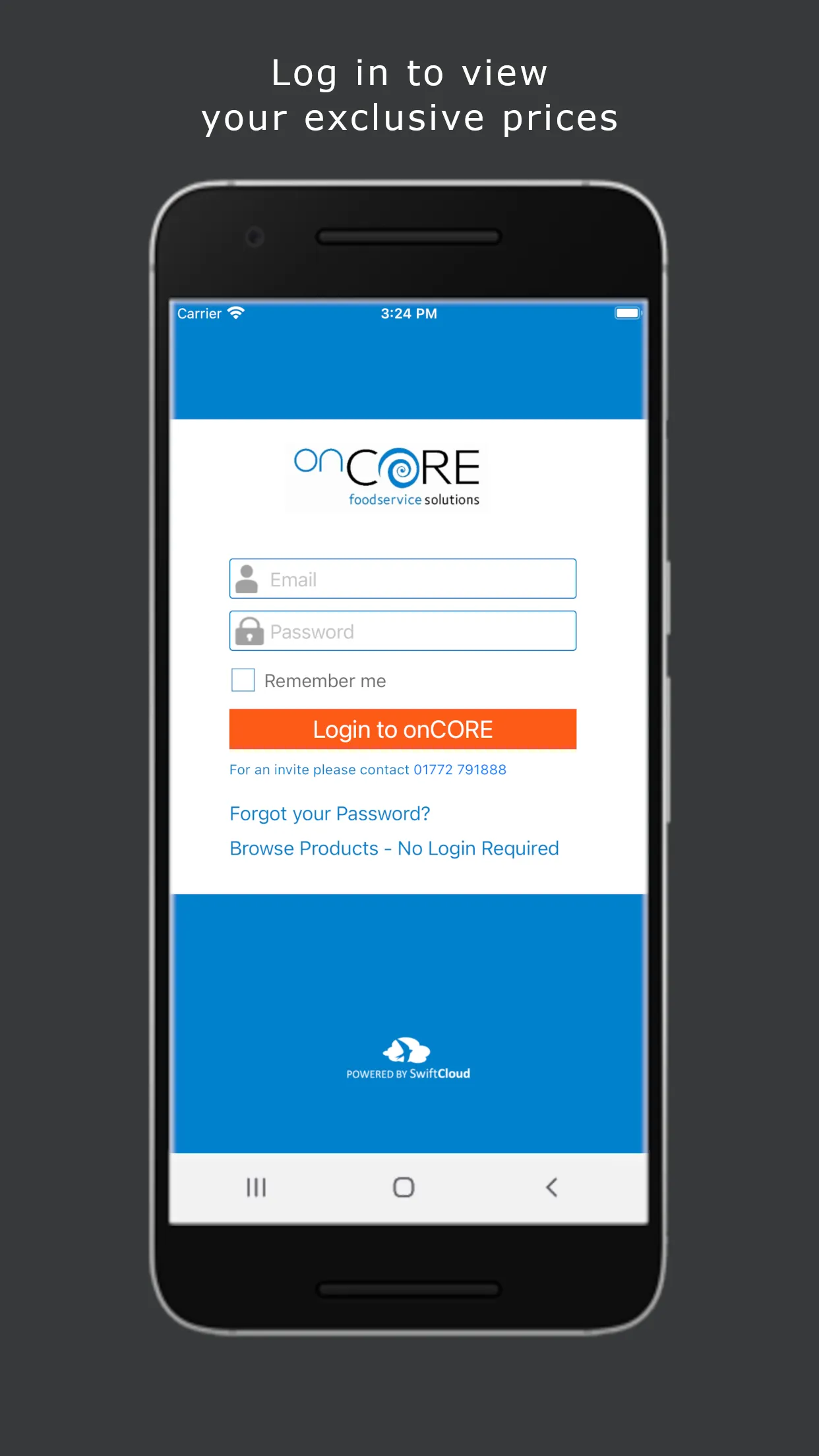 onCore Foodservice | Indus Appstore | Screenshot