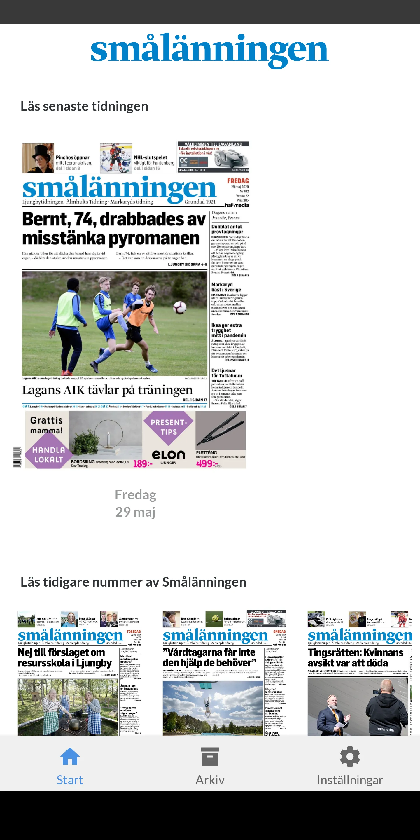 Smålänningen e-tidning | Indus Appstore | Screenshot