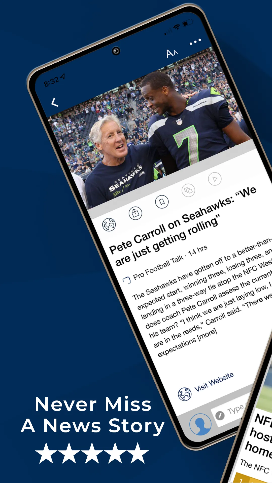 Sportfusion - Seahawks Edition | Indus Appstore | Screenshot