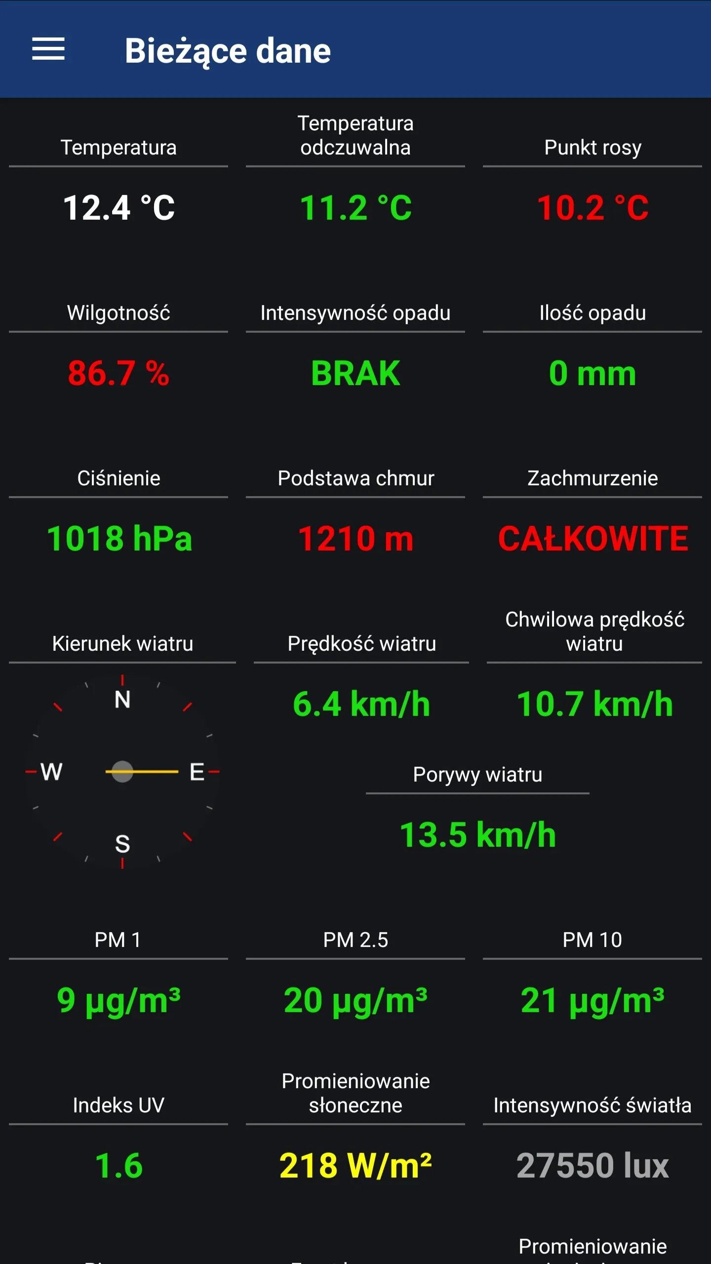 Stacja Meteo MMZ | Indus Appstore | Screenshot