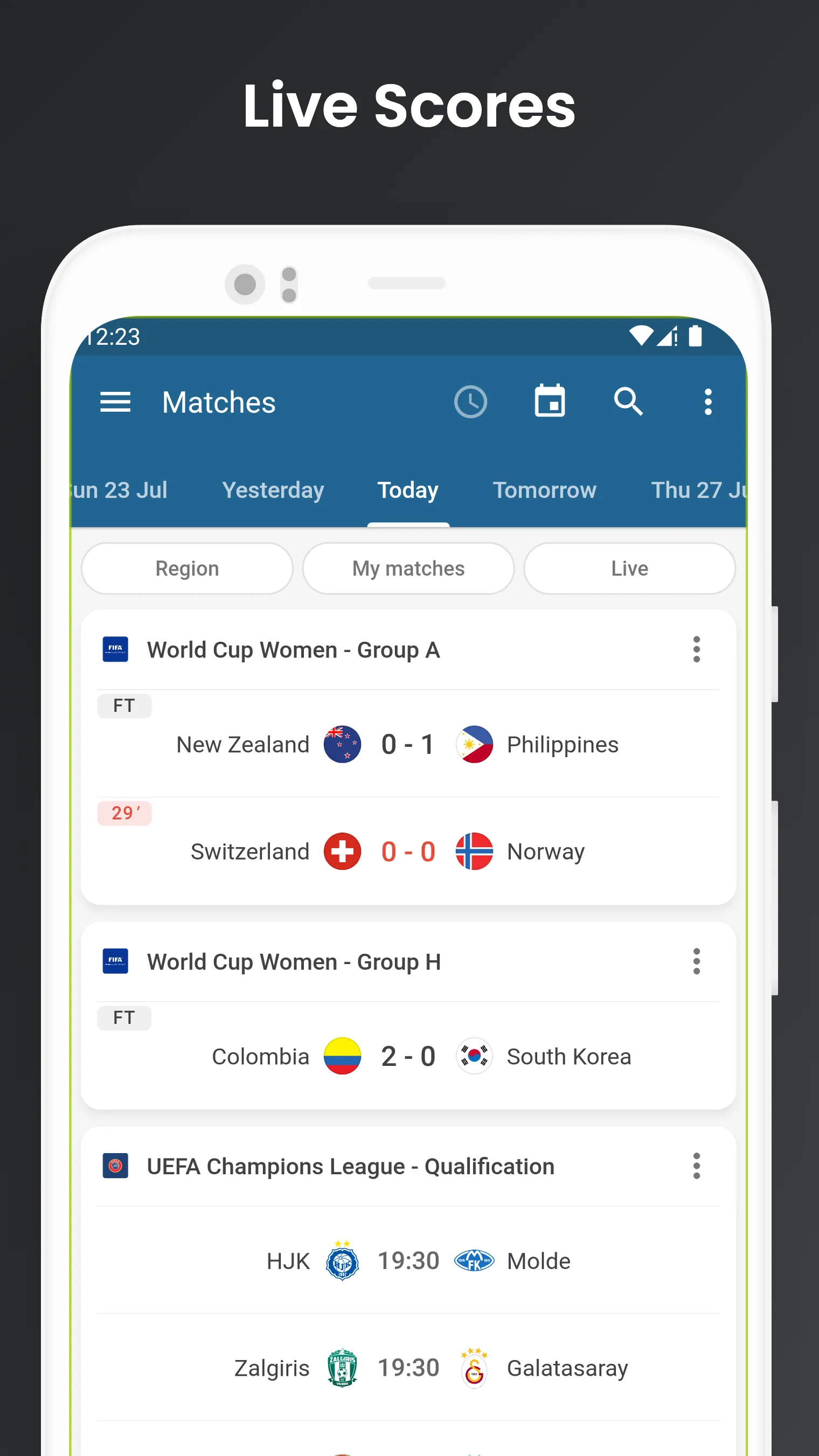 Footba11 - Soccer Live Scores | Indus Appstore | Screenshot