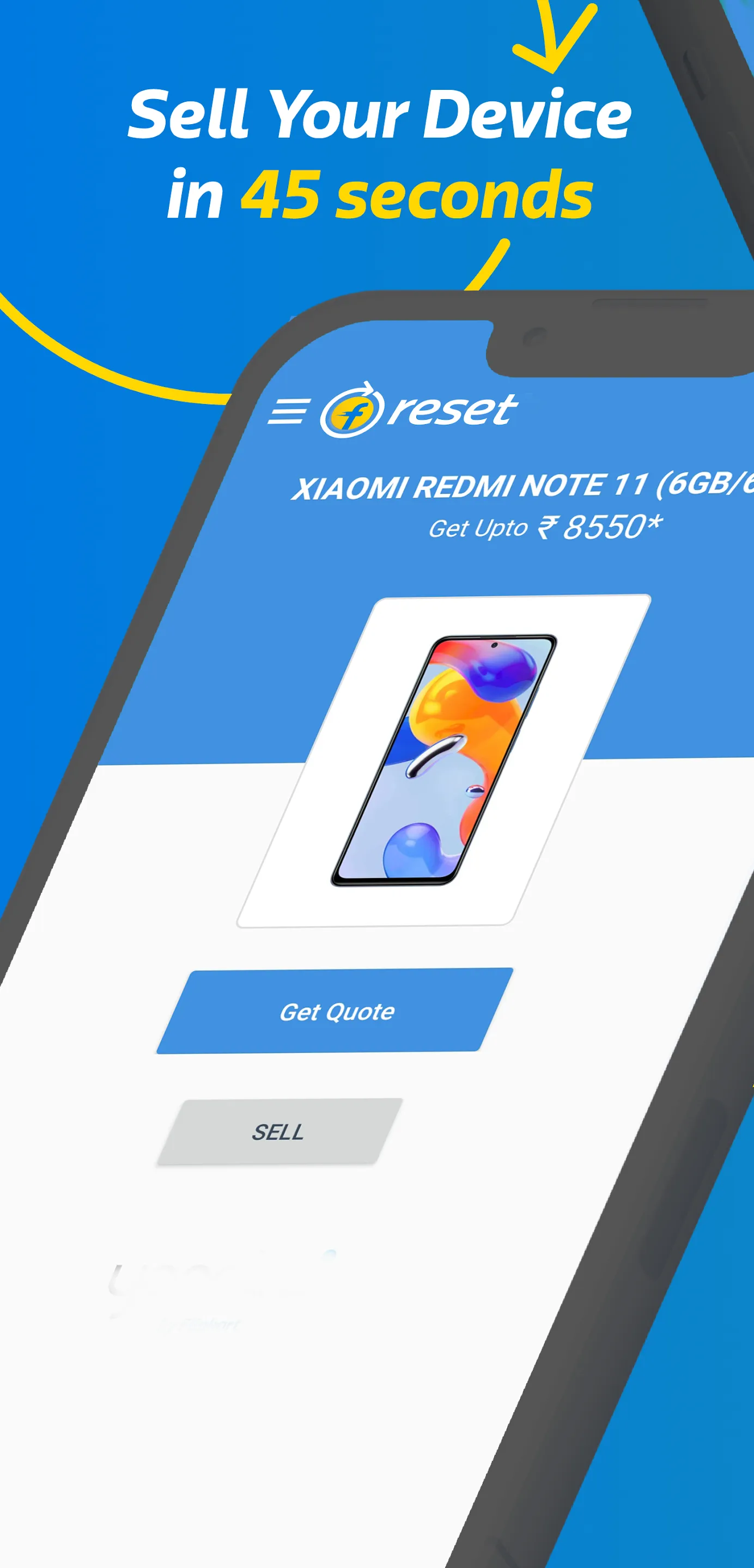 Flipkart Reset: Sell Old Phone | Indus Appstore | Screenshot