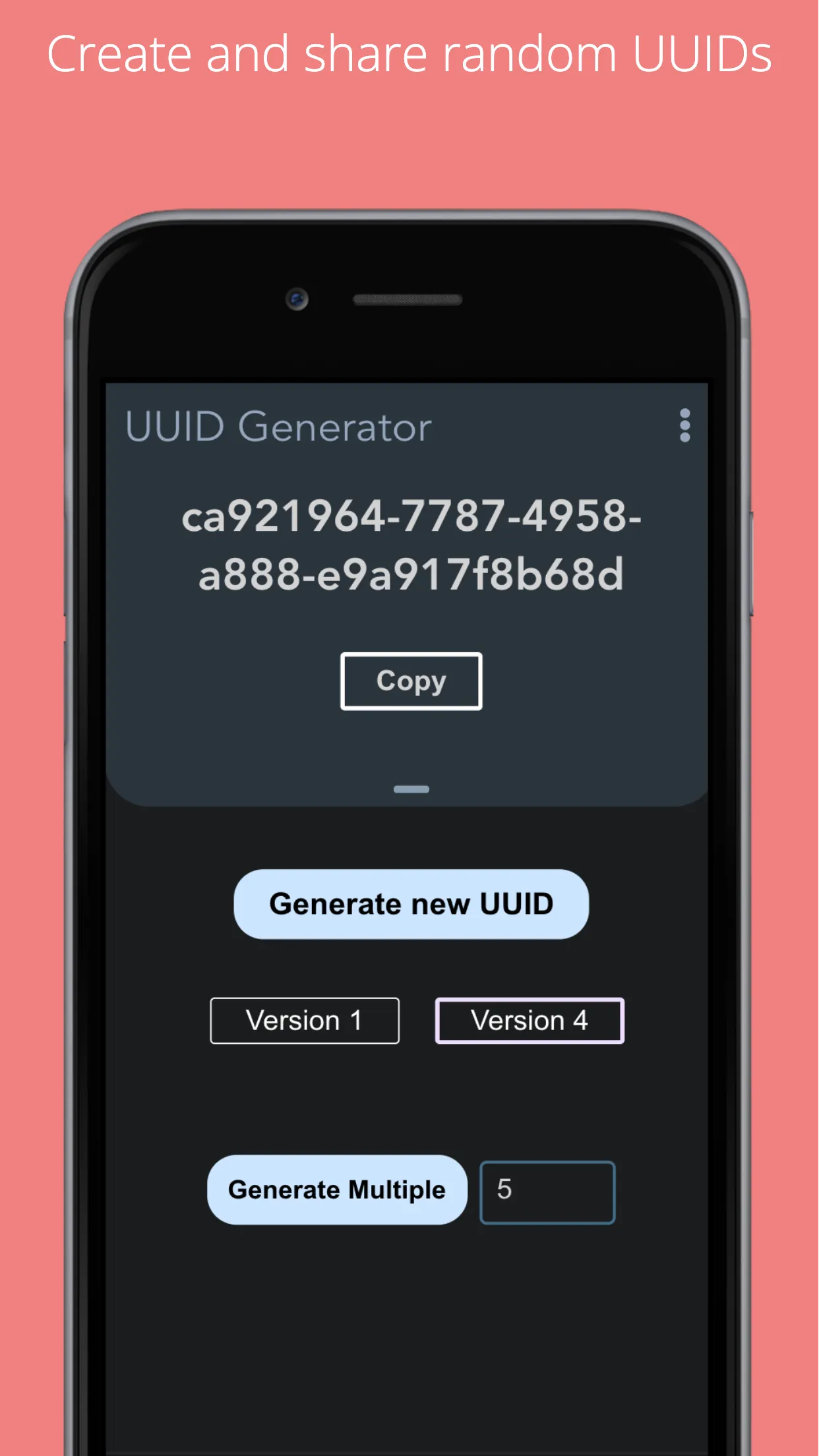 UUID Generator | Indus Appstore | Screenshot