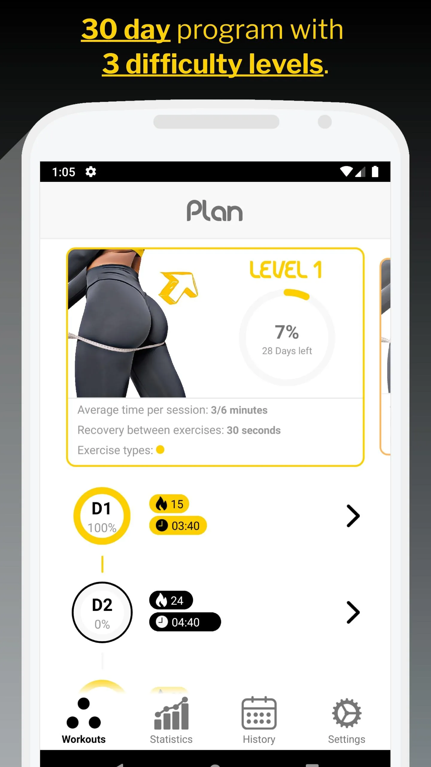 30 Day Butt & Leg Challenge wo | Indus Appstore | Screenshot