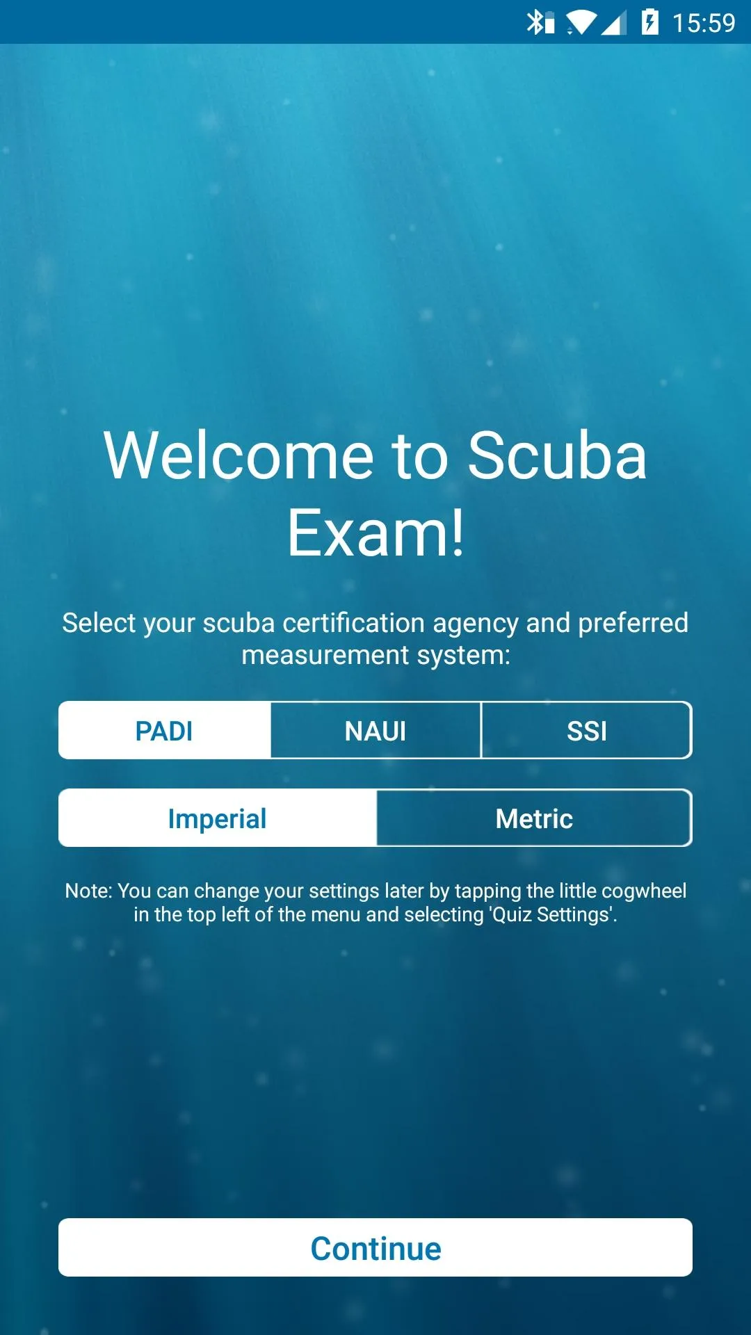 Scuba Exam Lite | Indus Appstore | Screenshot