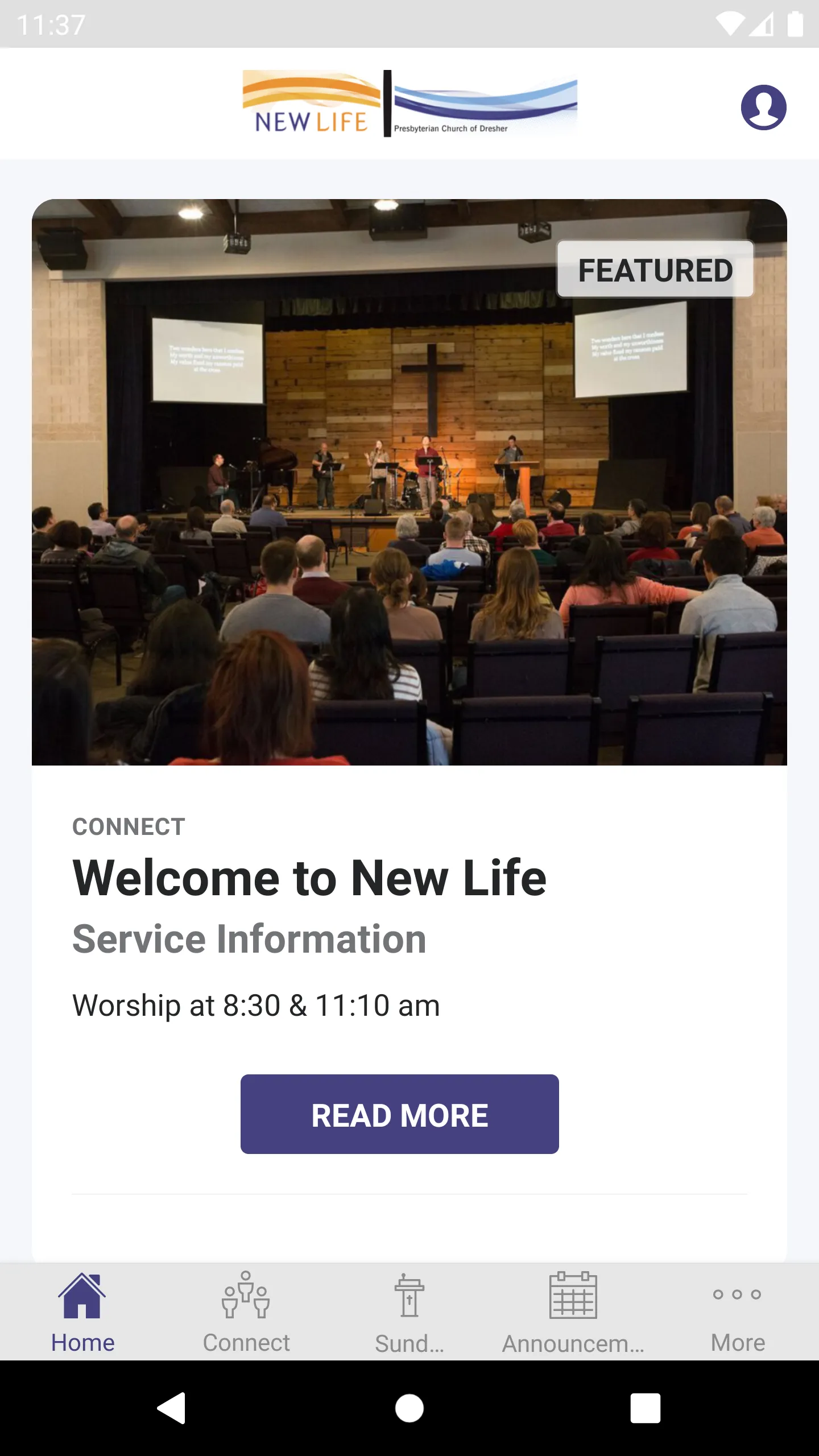 New Life Presbyterian Dresher | Indus Appstore | Screenshot