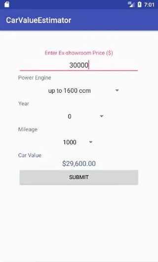 Car Value Estimator | Indus Appstore | Screenshot