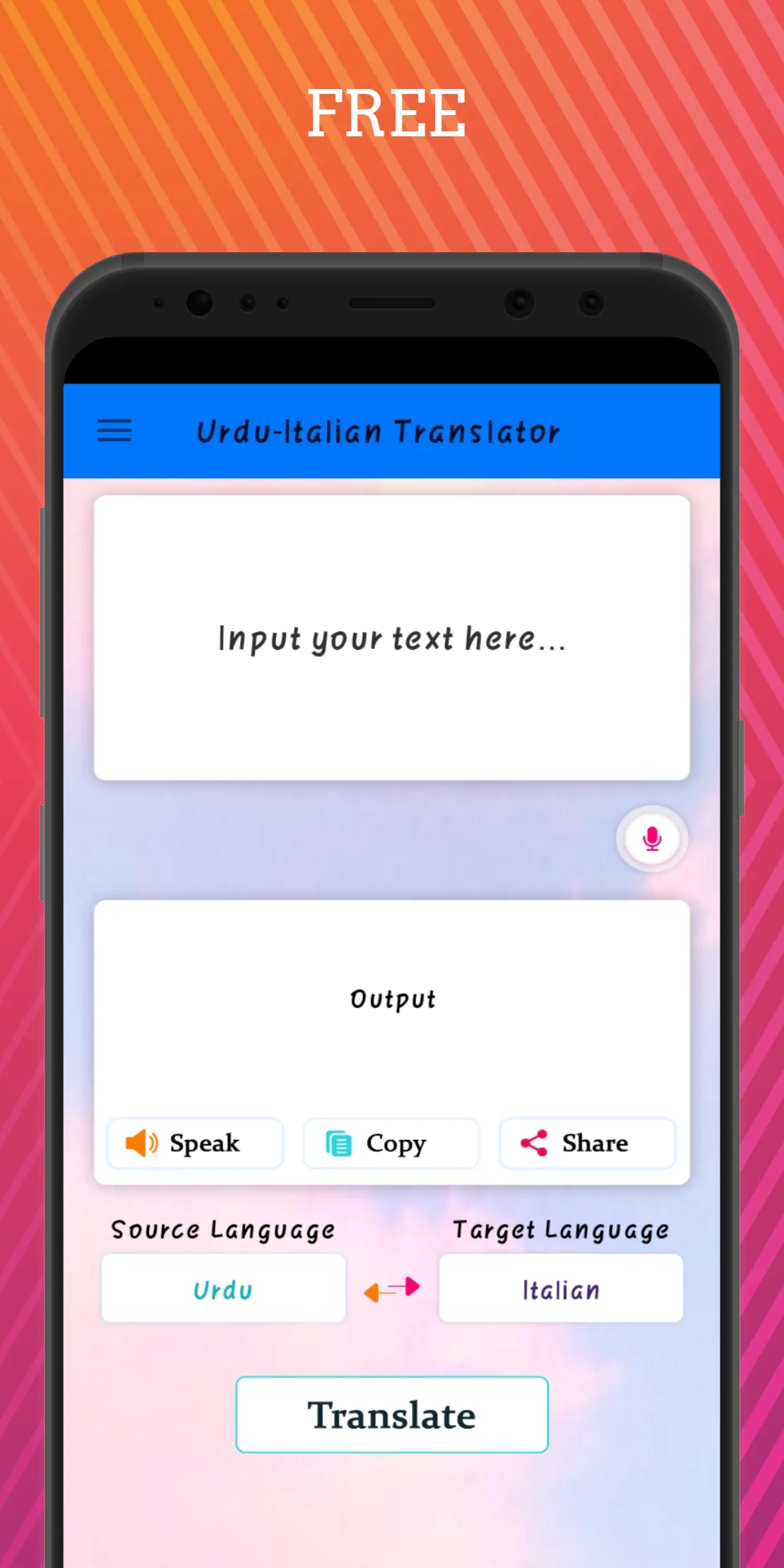 Urdu - Italian Translator | Indus Appstore | Screenshot