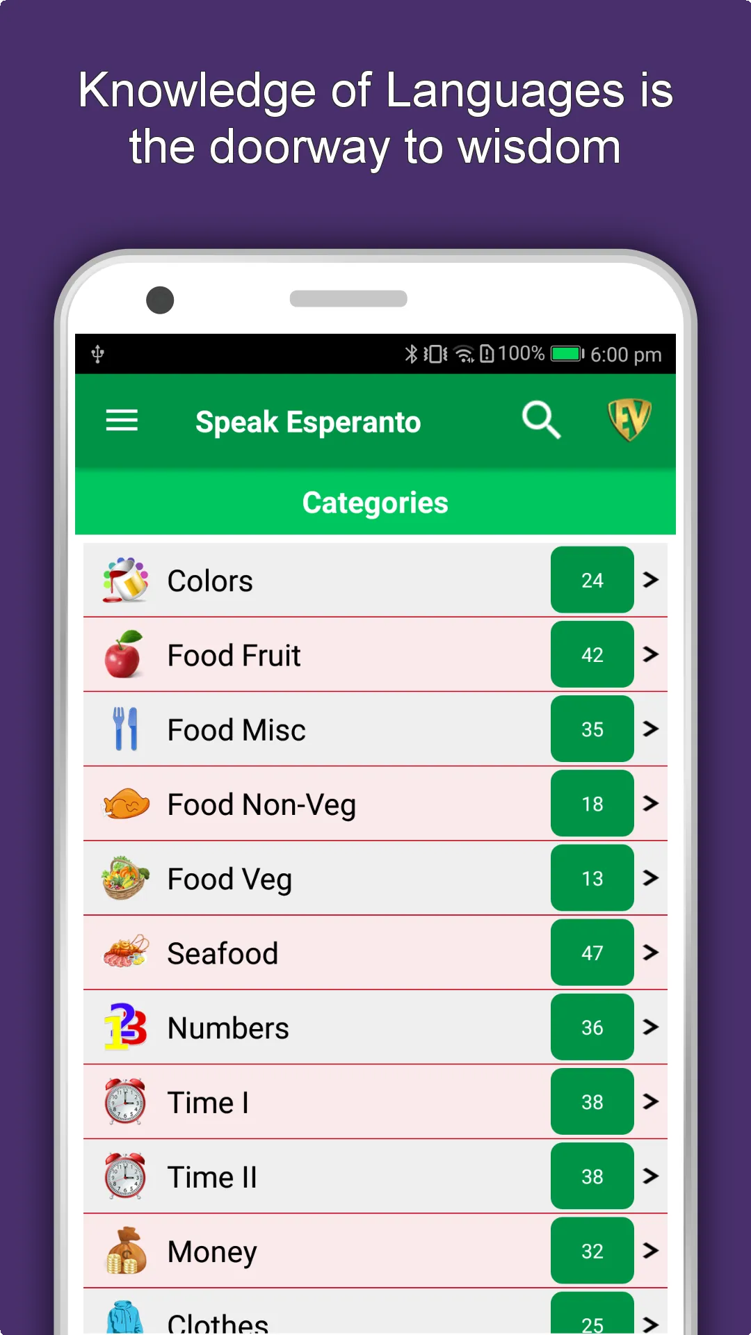 Speak Esperanto : Learn Espera | Indus Appstore | Screenshot