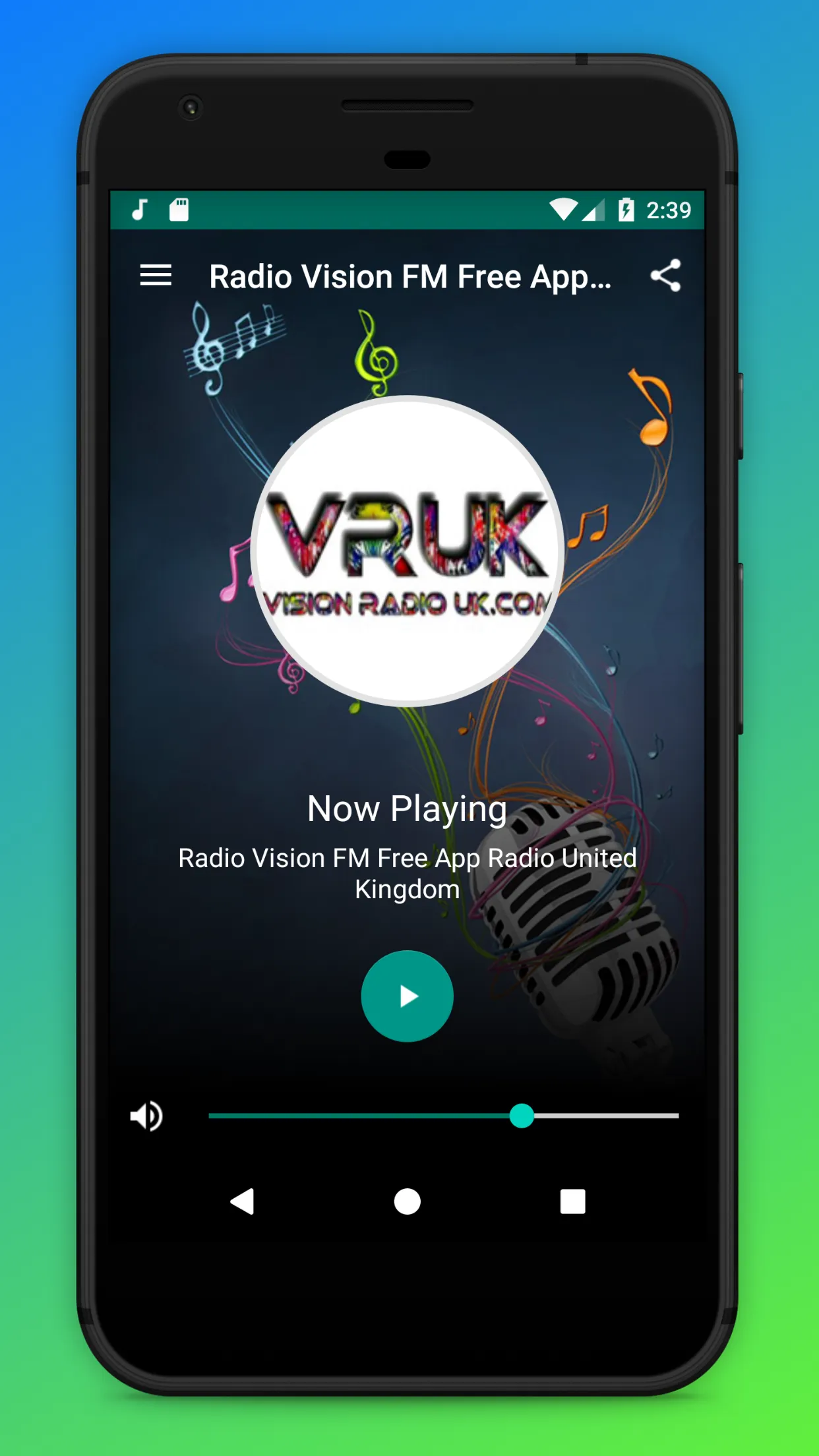 Vision Radio UK Station Online | Indus Appstore | Screenshot