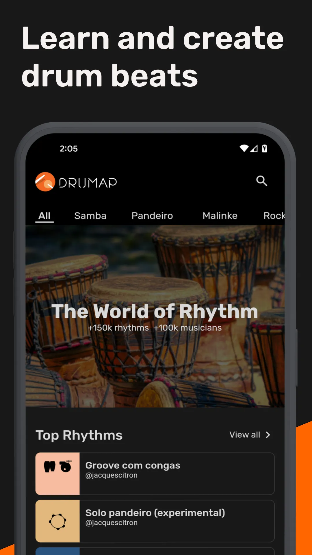 Drumap. The World of Rhythm | Indus Appstore | Screenshot