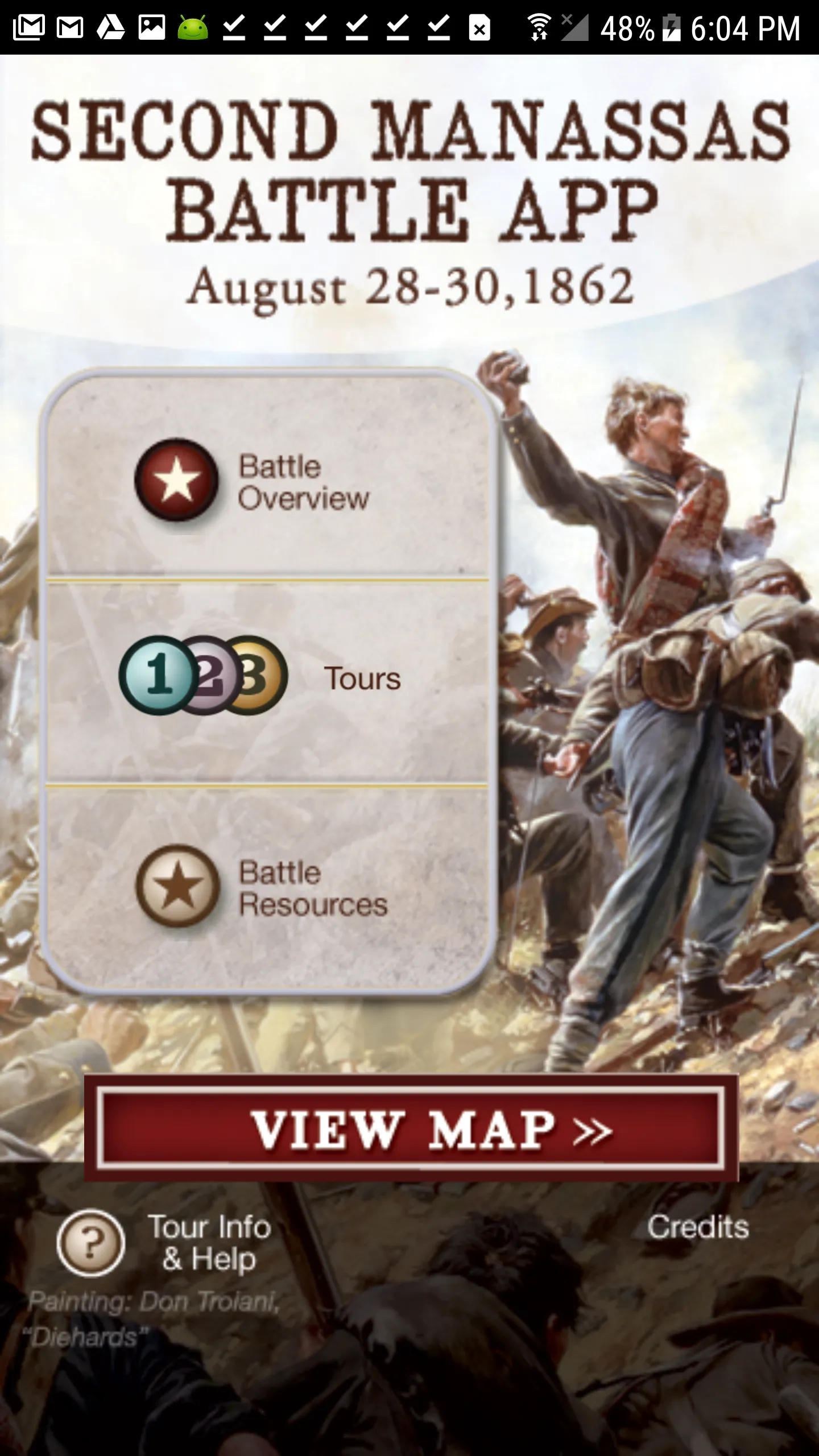 Second Manassas Battle App | Indus Appstore | Screenshot