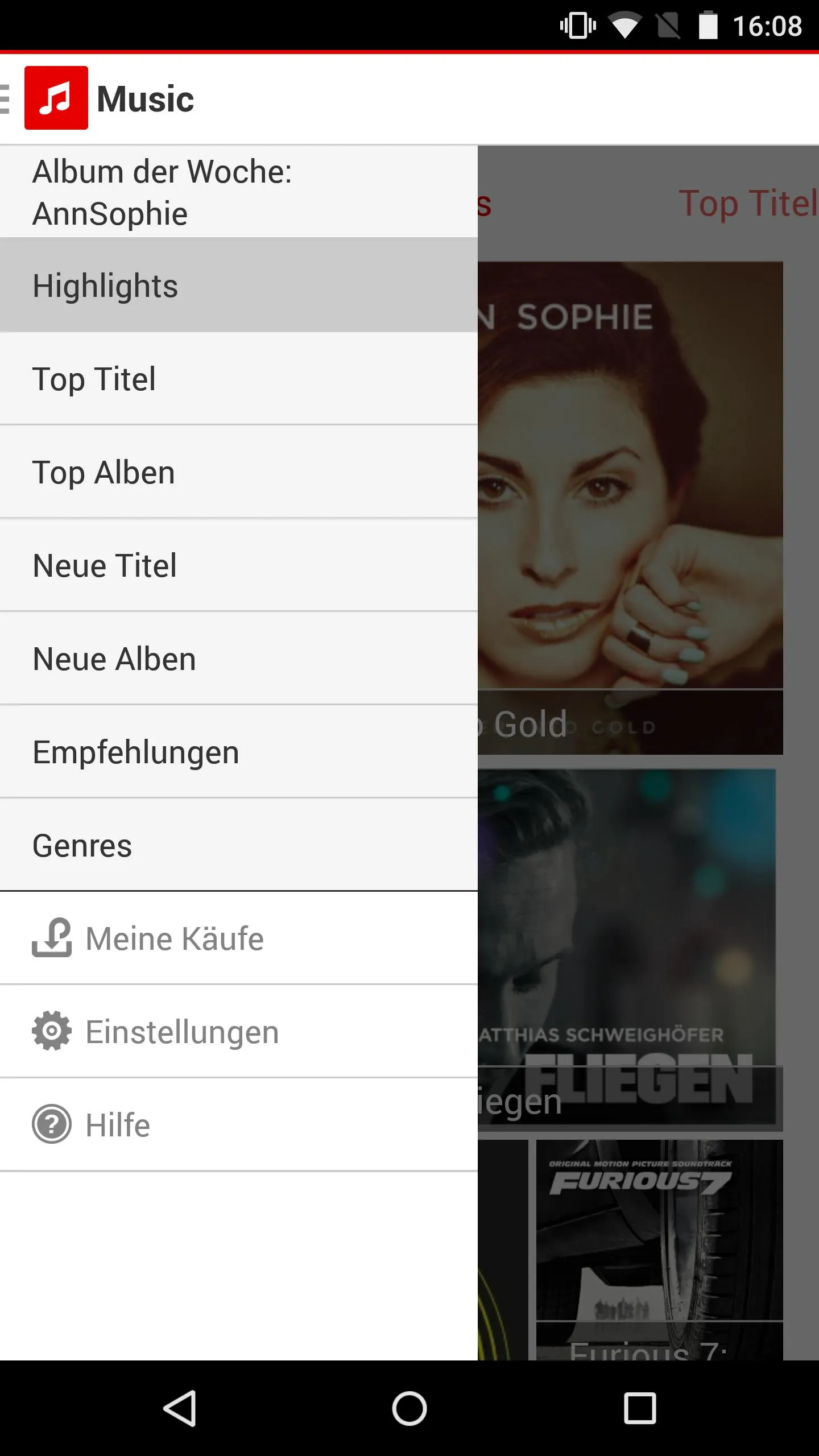 Vodafone Music Shop | Indus Appstore | Screenshot