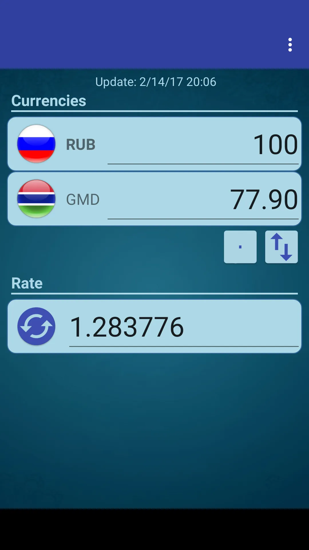 Russian Ruble x Gambian Dalasi | Indus Appstore | Screenshot