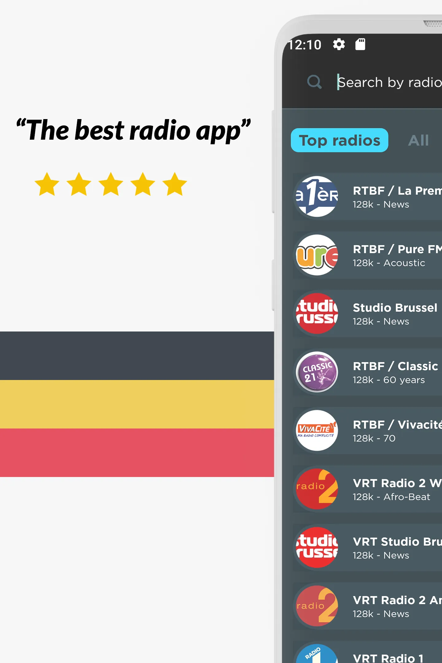 Radio Belgium Online | Indus Appstore | Screenshot