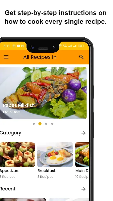 All-in-one Recipes App | Indus Appstore | Screenshot