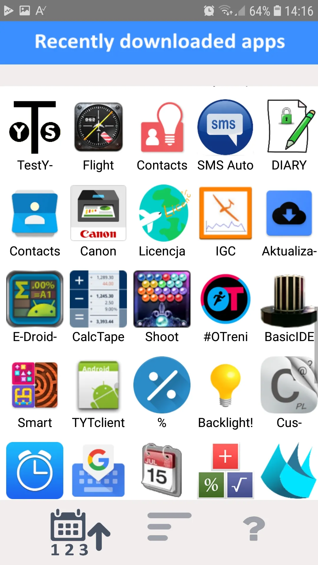 Recently installed apps | Indus Appstore | Screenshot