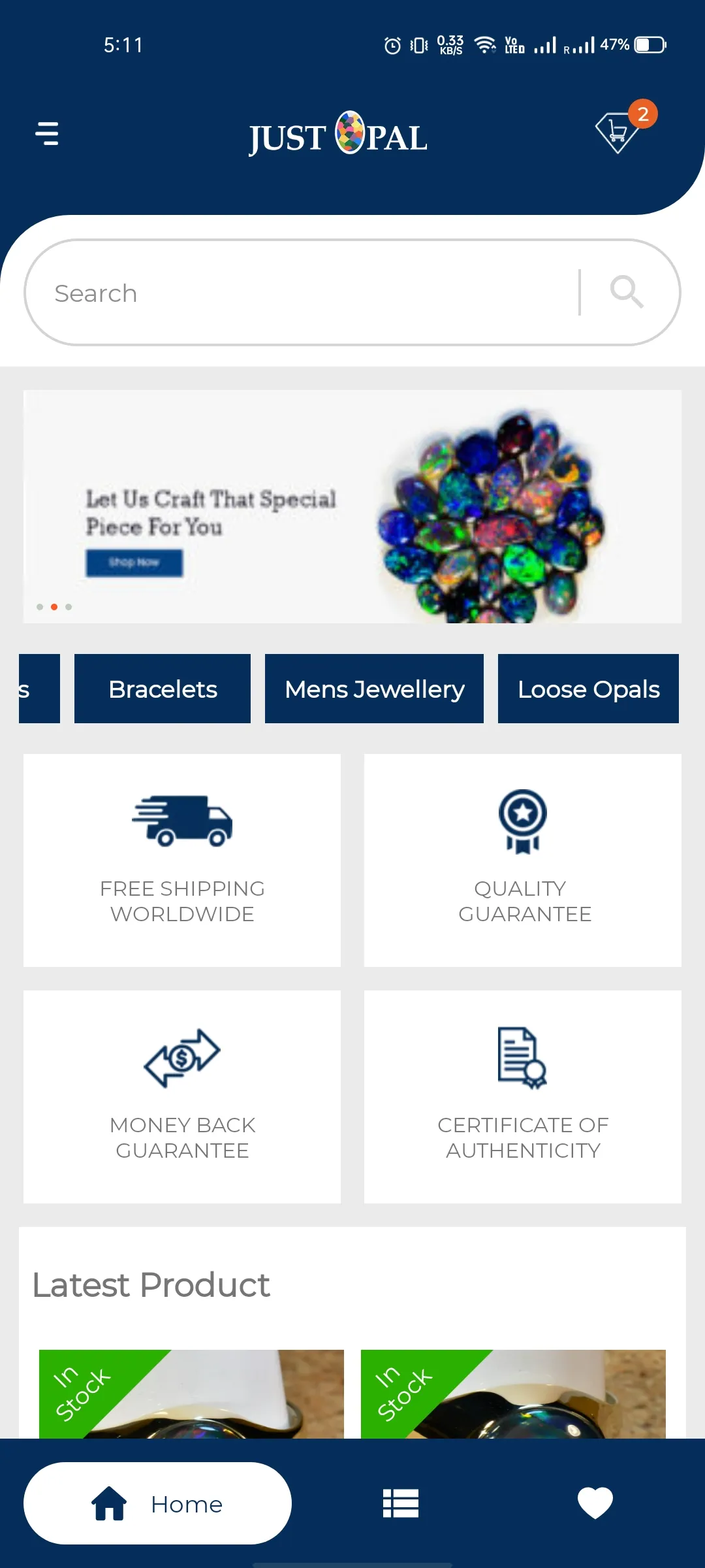 Just Opal - Opal Jewellery App | Indus Appstore | Screenshot