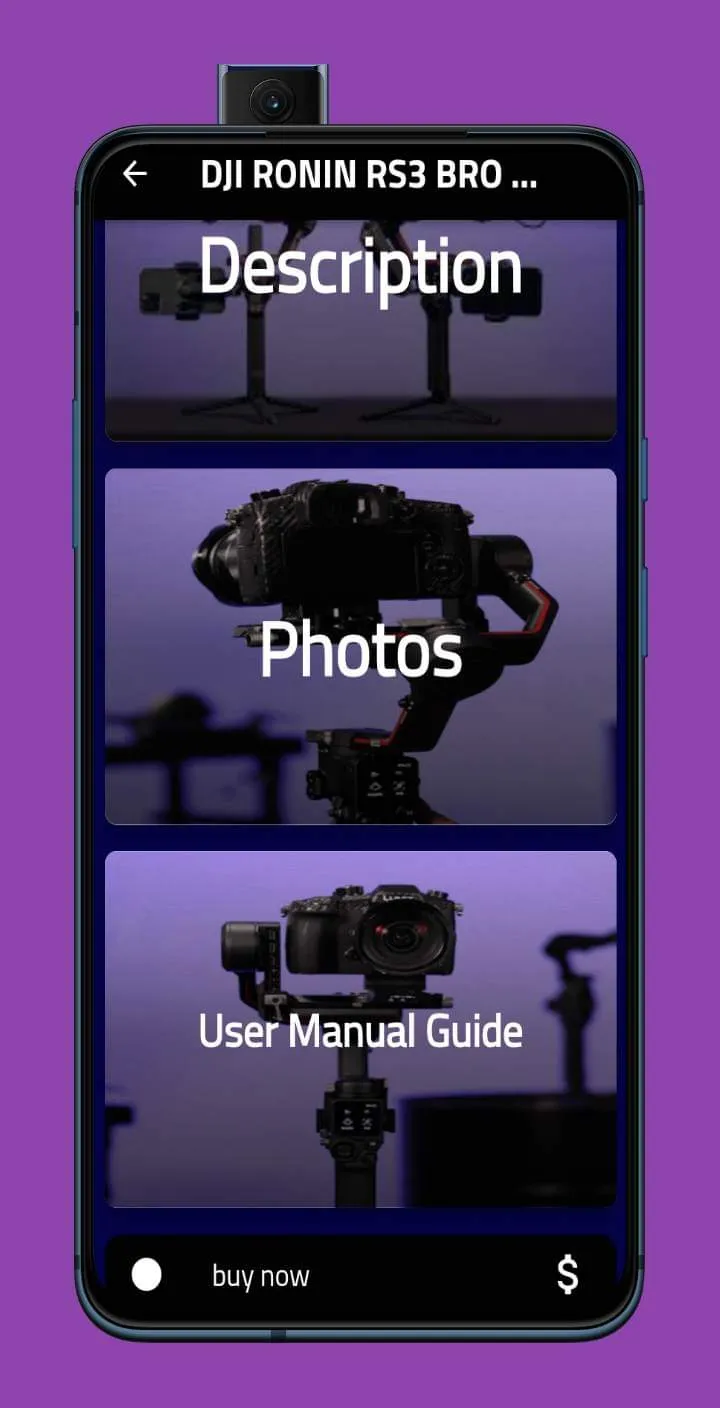 DJI RONIN RS 3 GUIDE | Indus Appstore | Screenshot