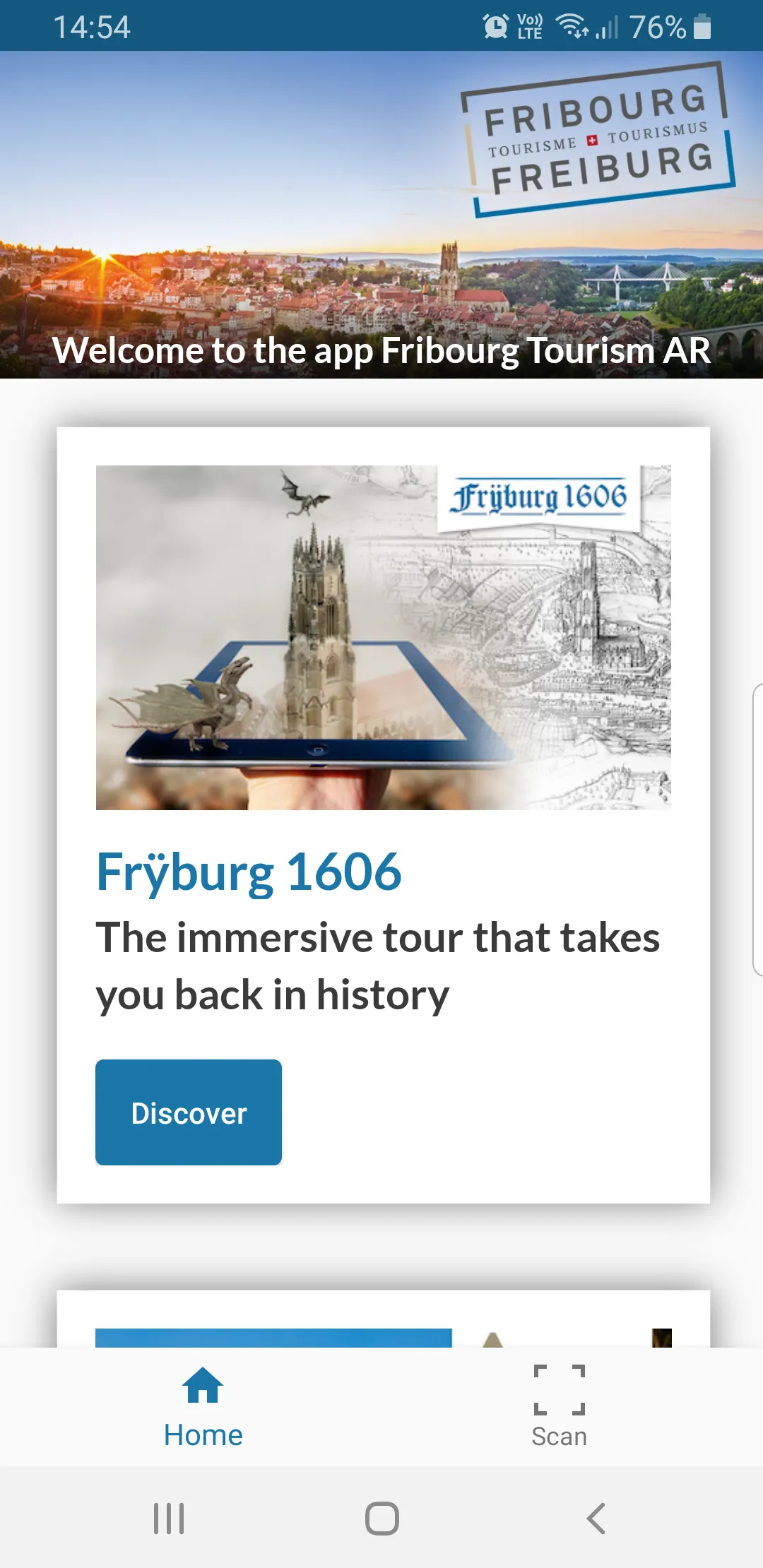 Fribourg Tourisme AR | Indus Appstore | Screenshot