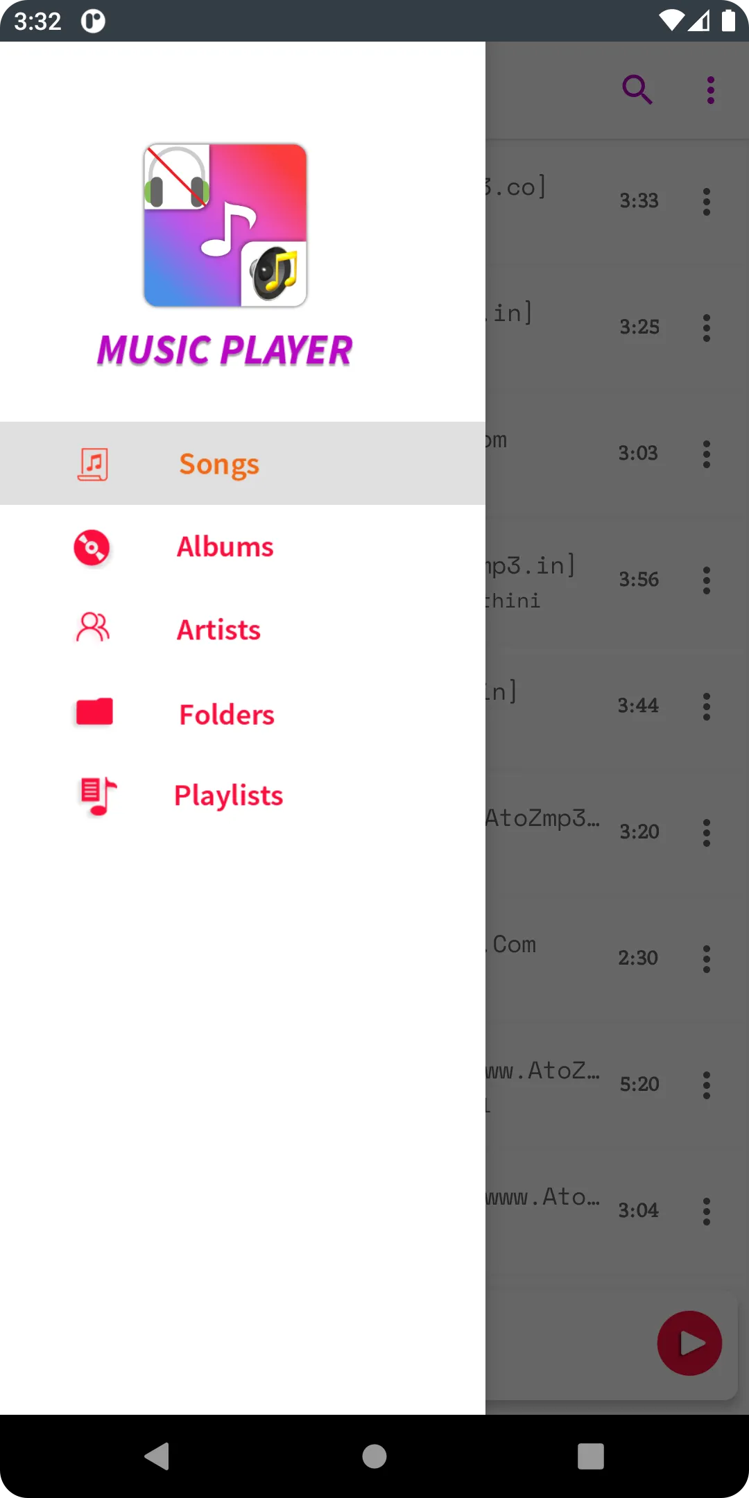 MusicPlayer Beta | Indus Appstore | Screenshot